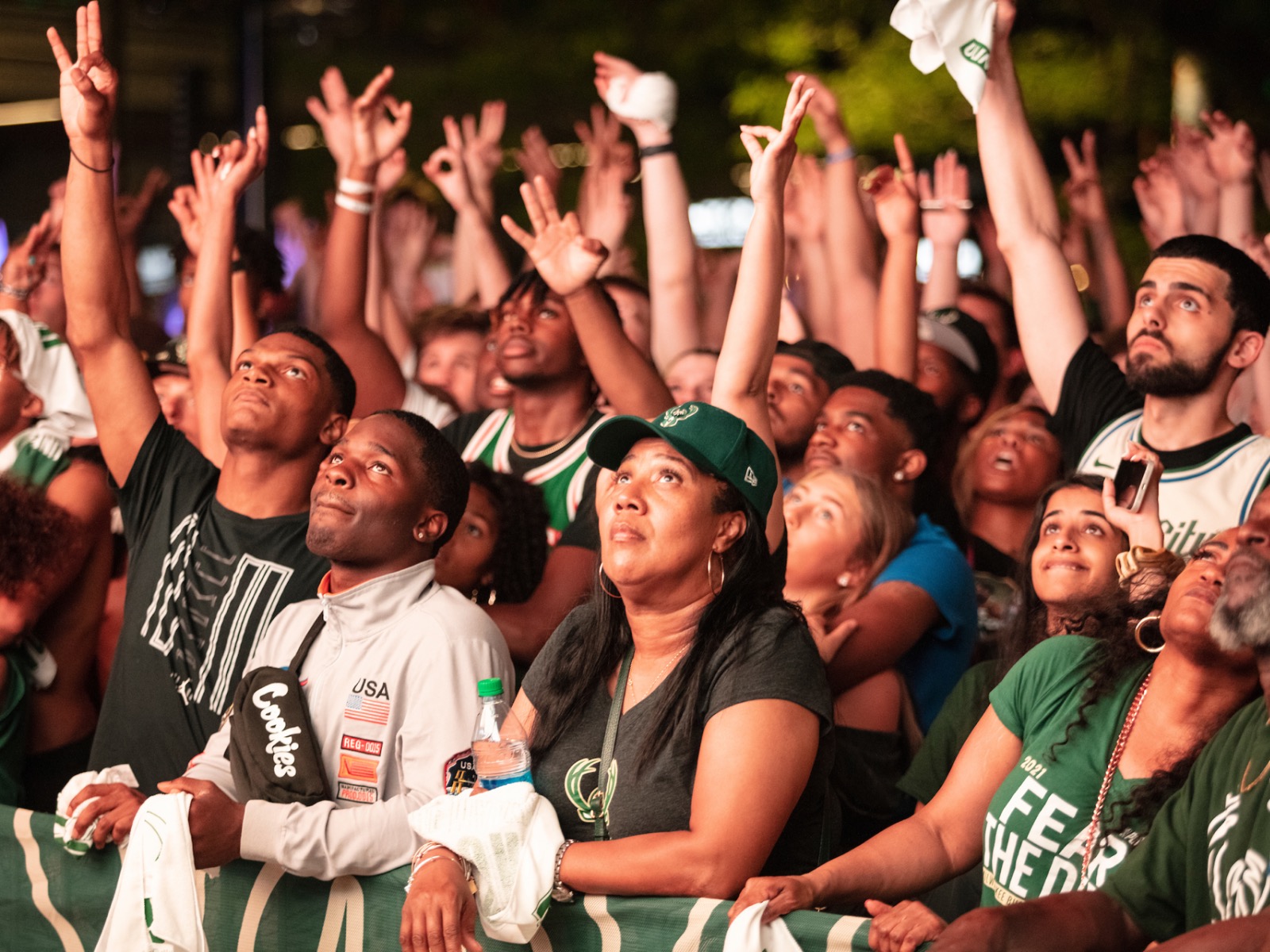 Fiserv Forum crowd