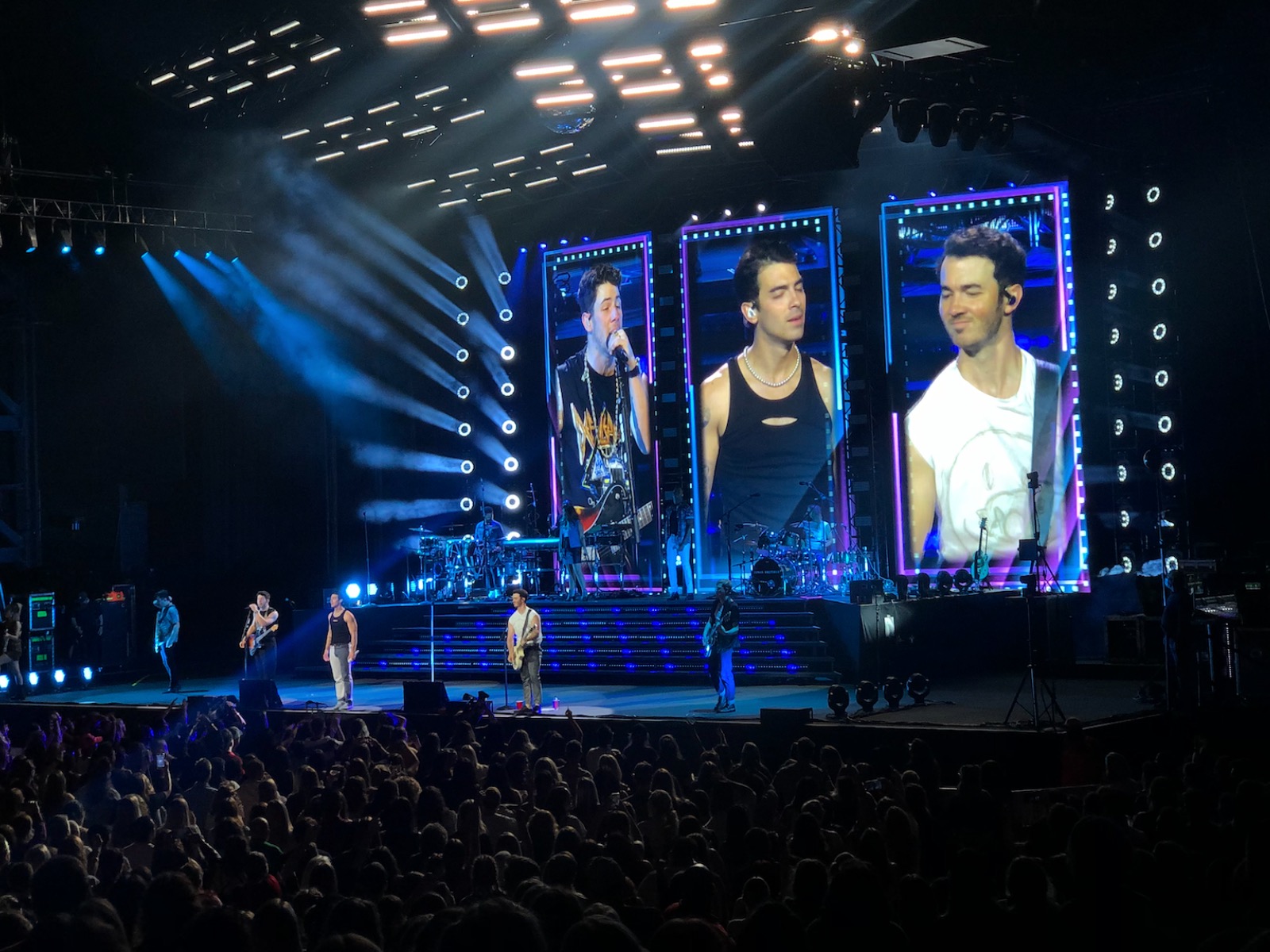 The Jonas Brothers touch on 65 songs at massive Milwaukee concert