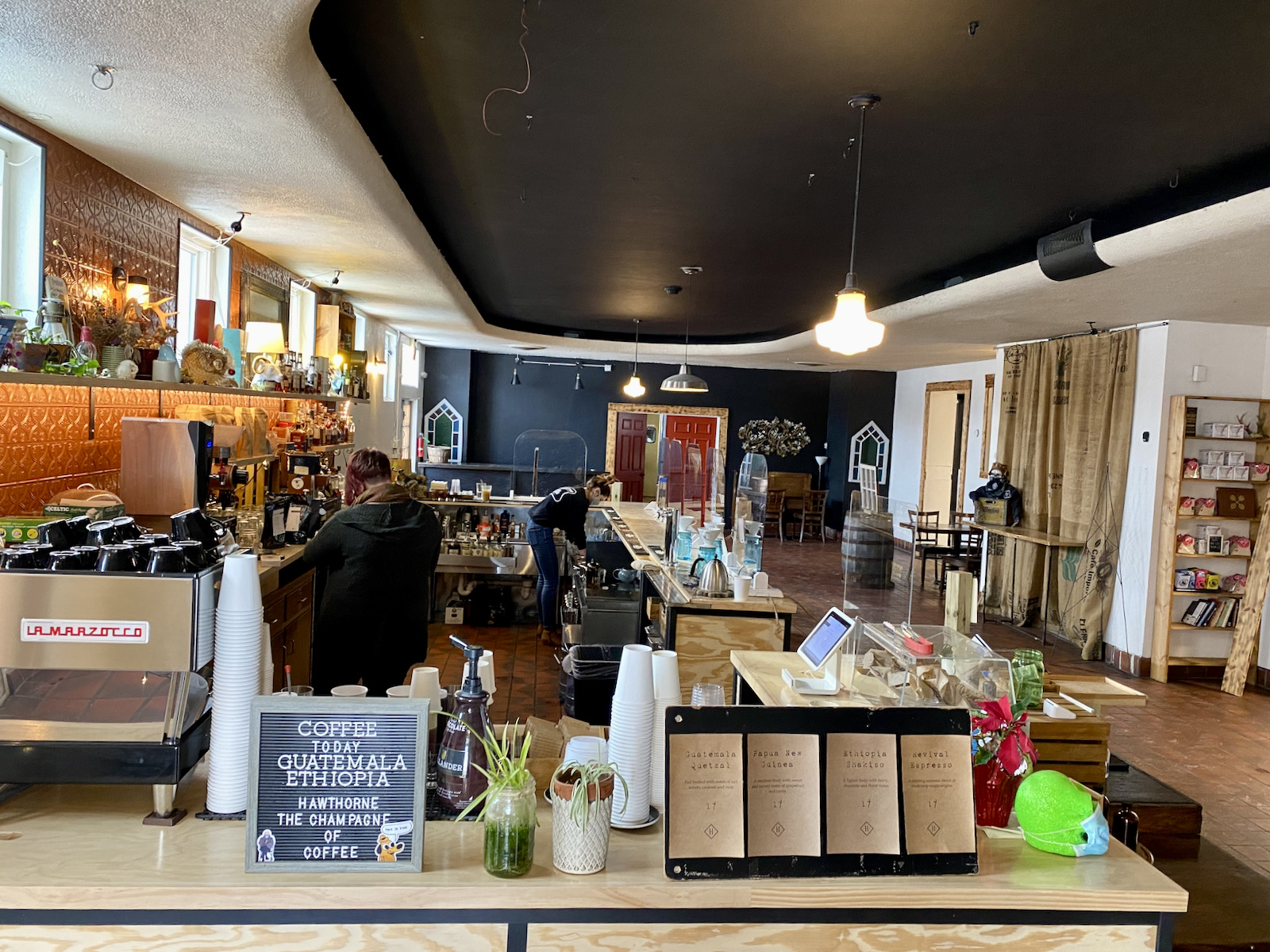 Hawthorne Coffee interior