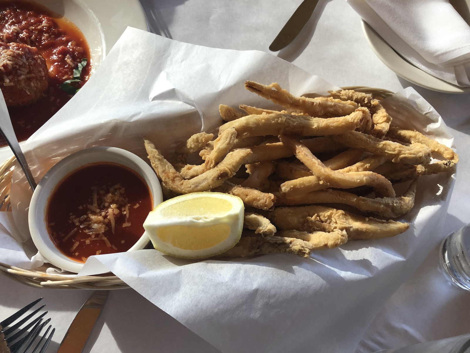 Fried eggplant