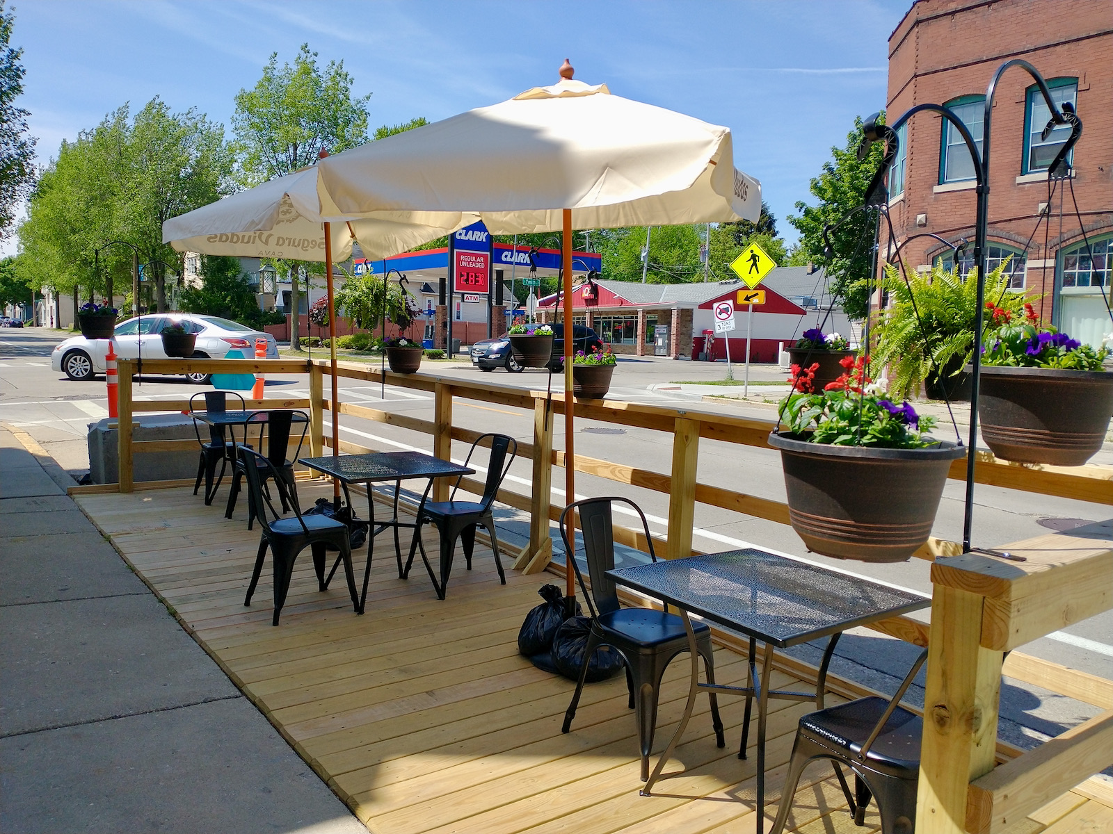 Parklet at Lazy Susan