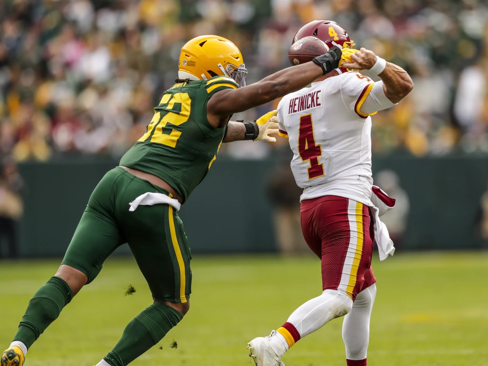 Best moments from the Packers win over the Washington Football Team [PHOTOS]