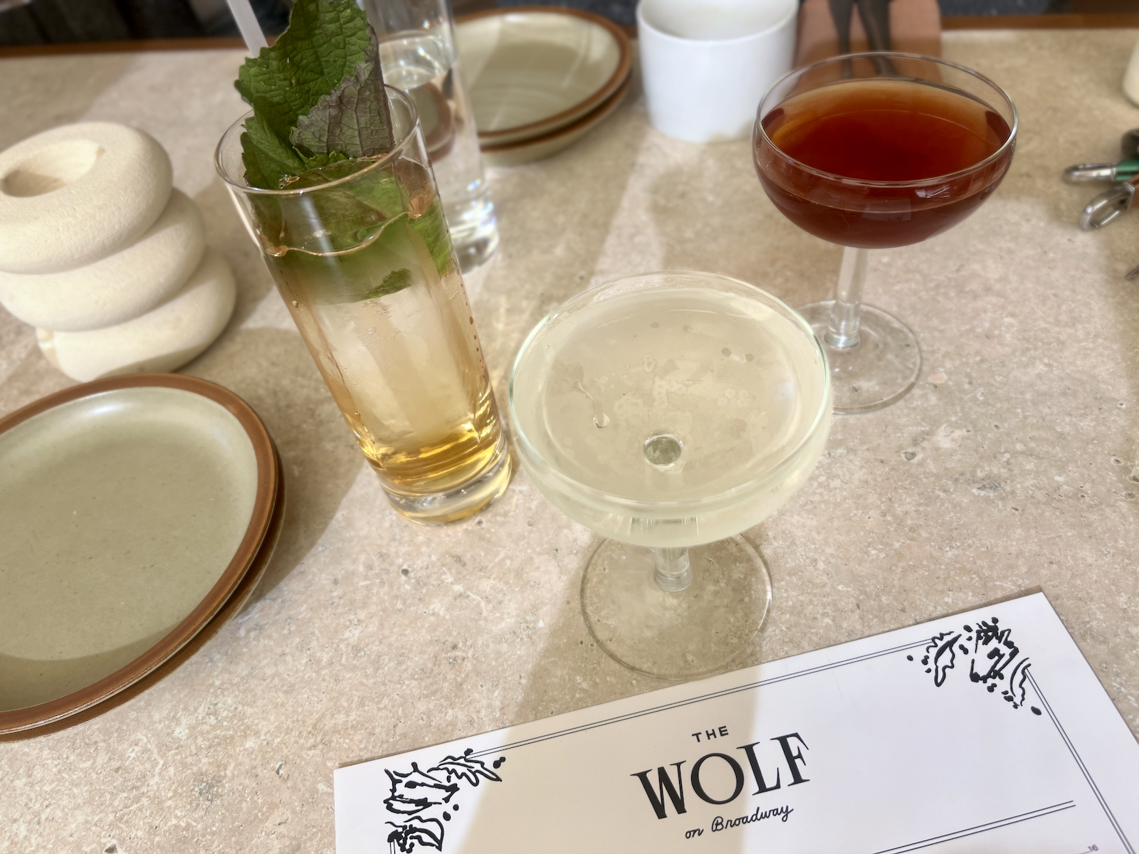 Cocktails at The Wolf on Broadway