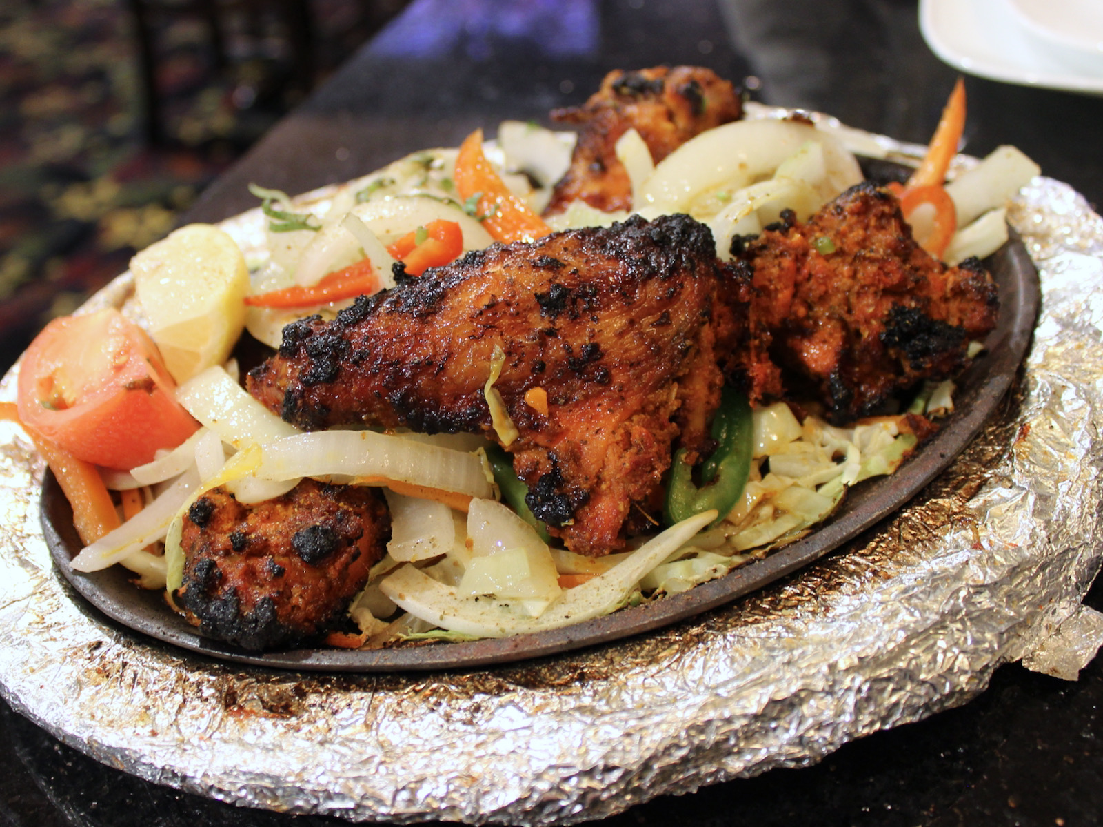 Tandoori chicken at Bollywood Grill