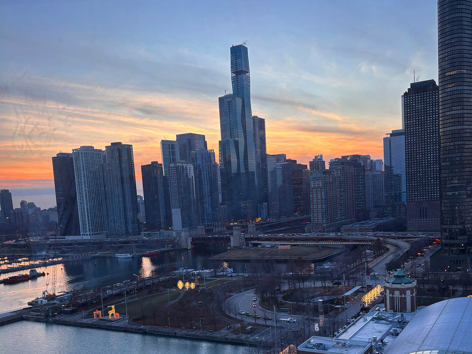 Chicago skyline from Centennial Wheel