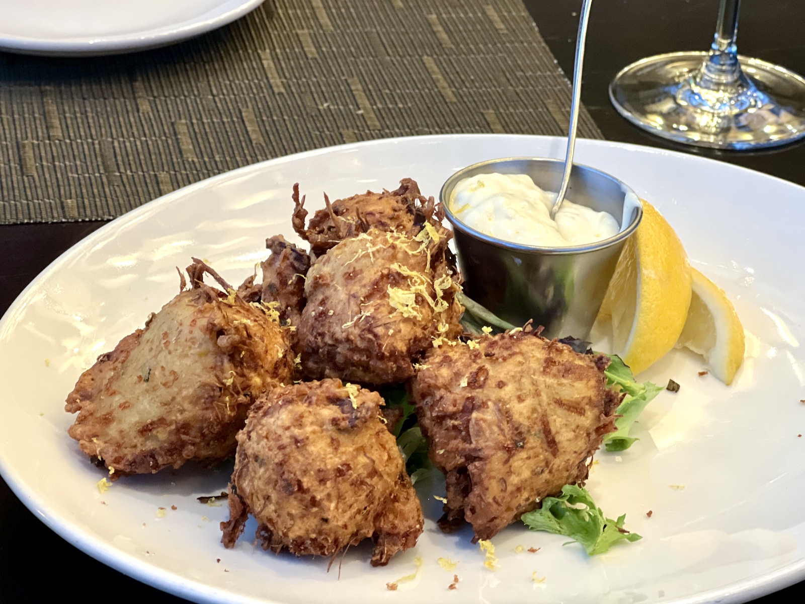 Artichoke fritters