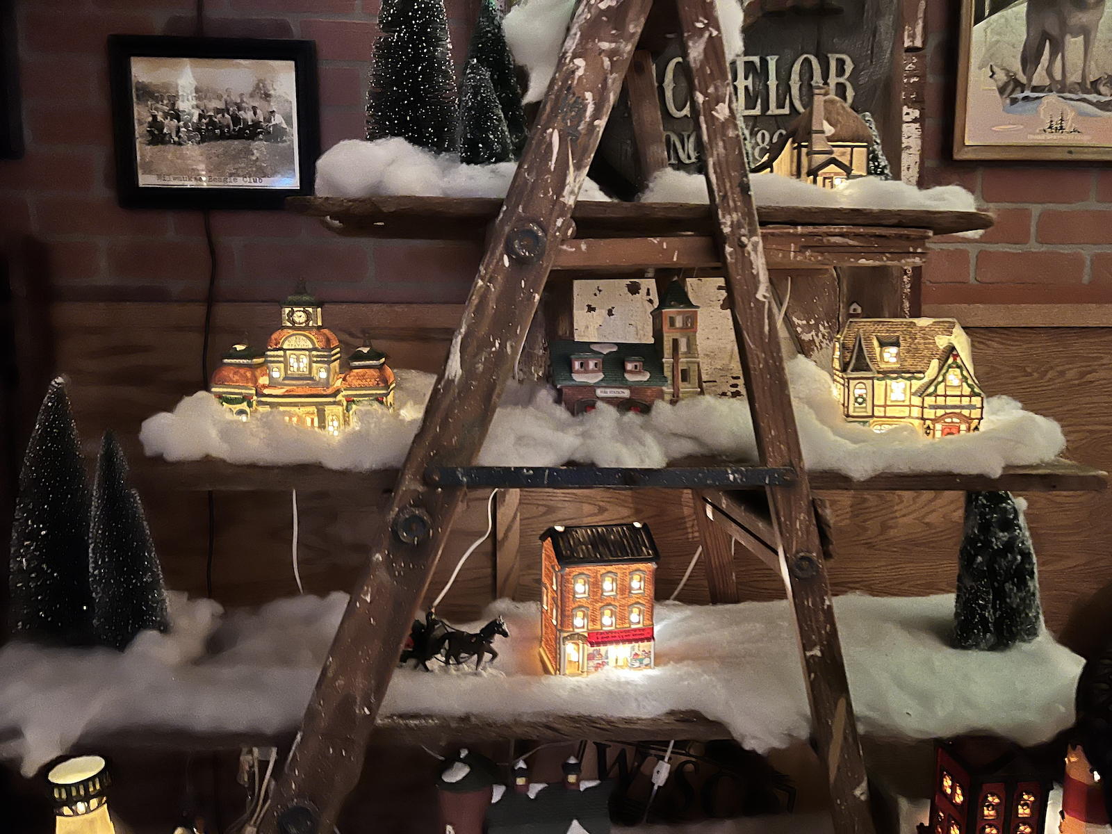 Christmas village display