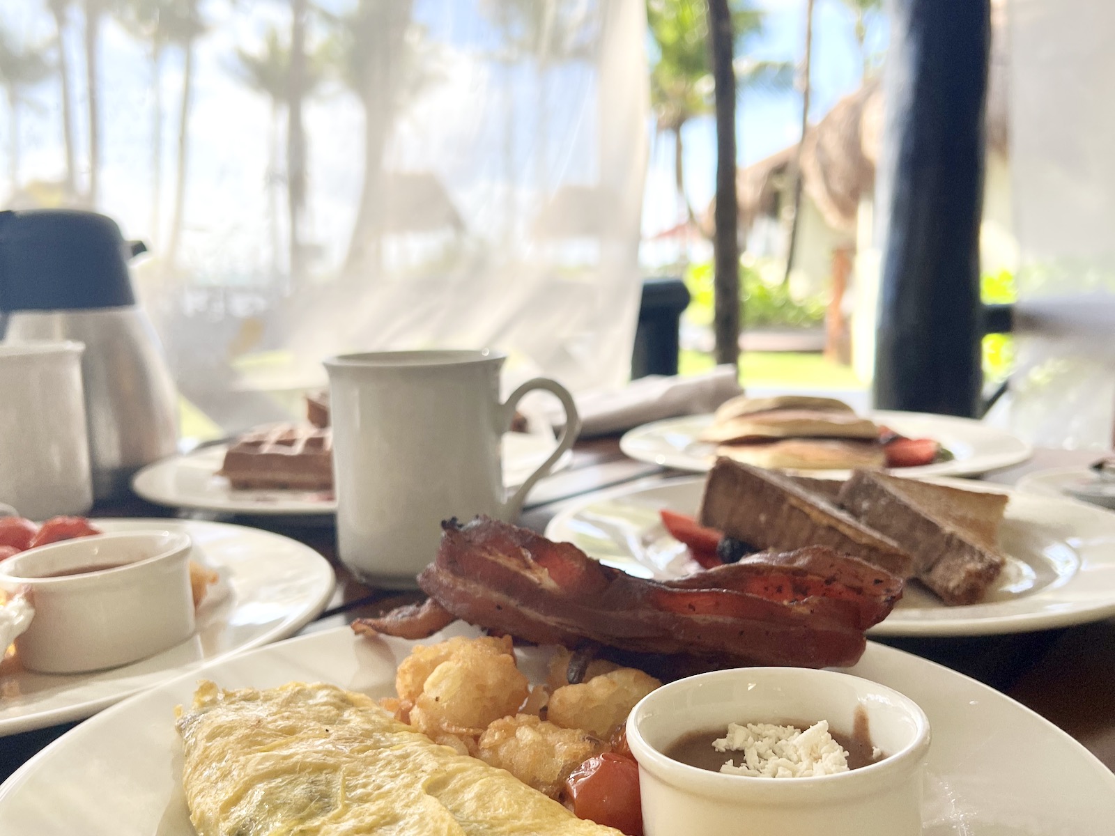 Breakfast on the patio