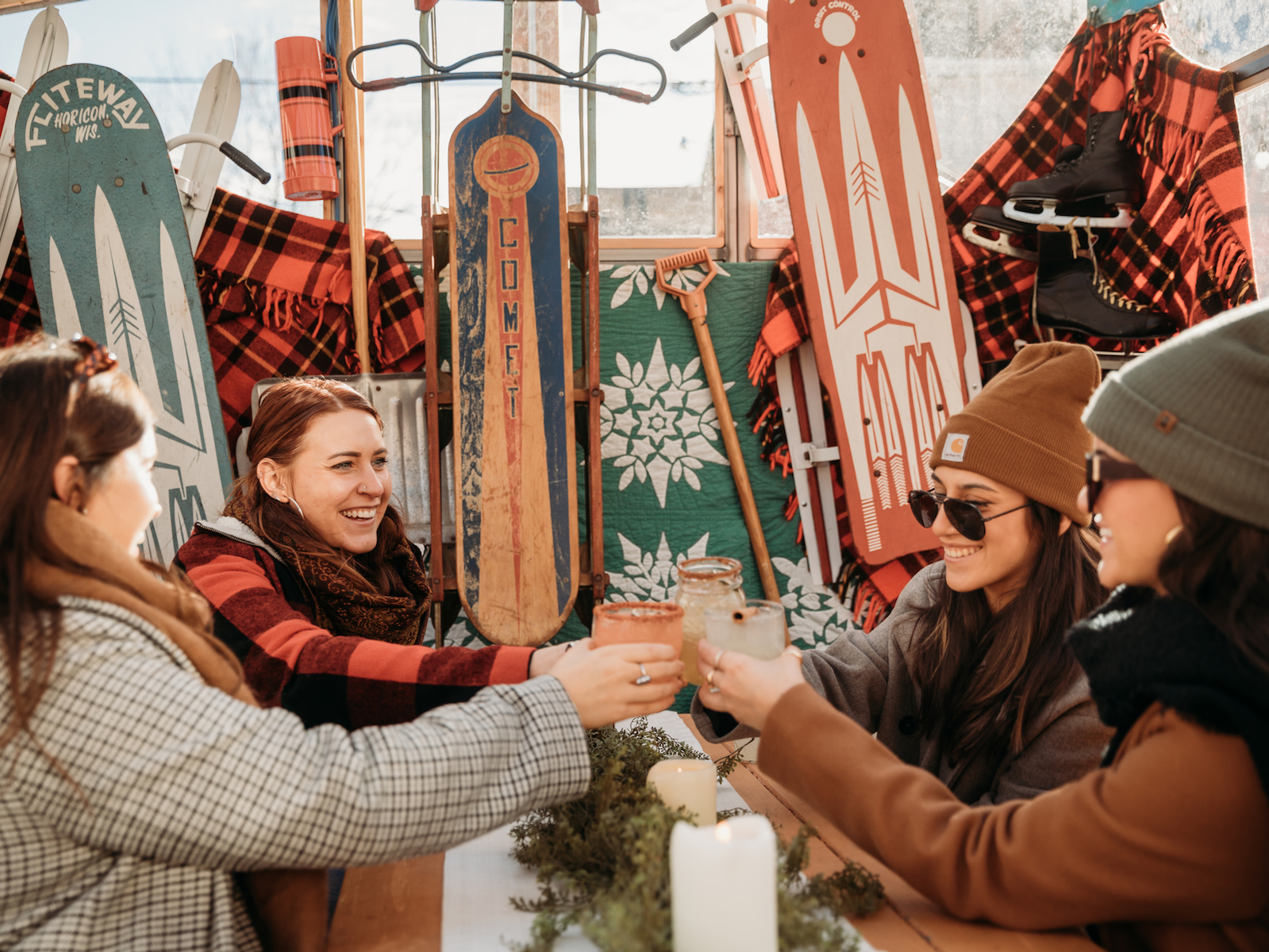 Zocalo heated huts