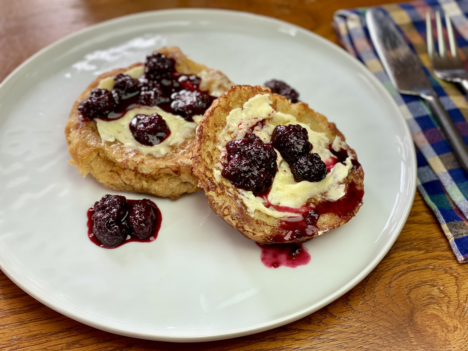 Berry Biscuit French Toast