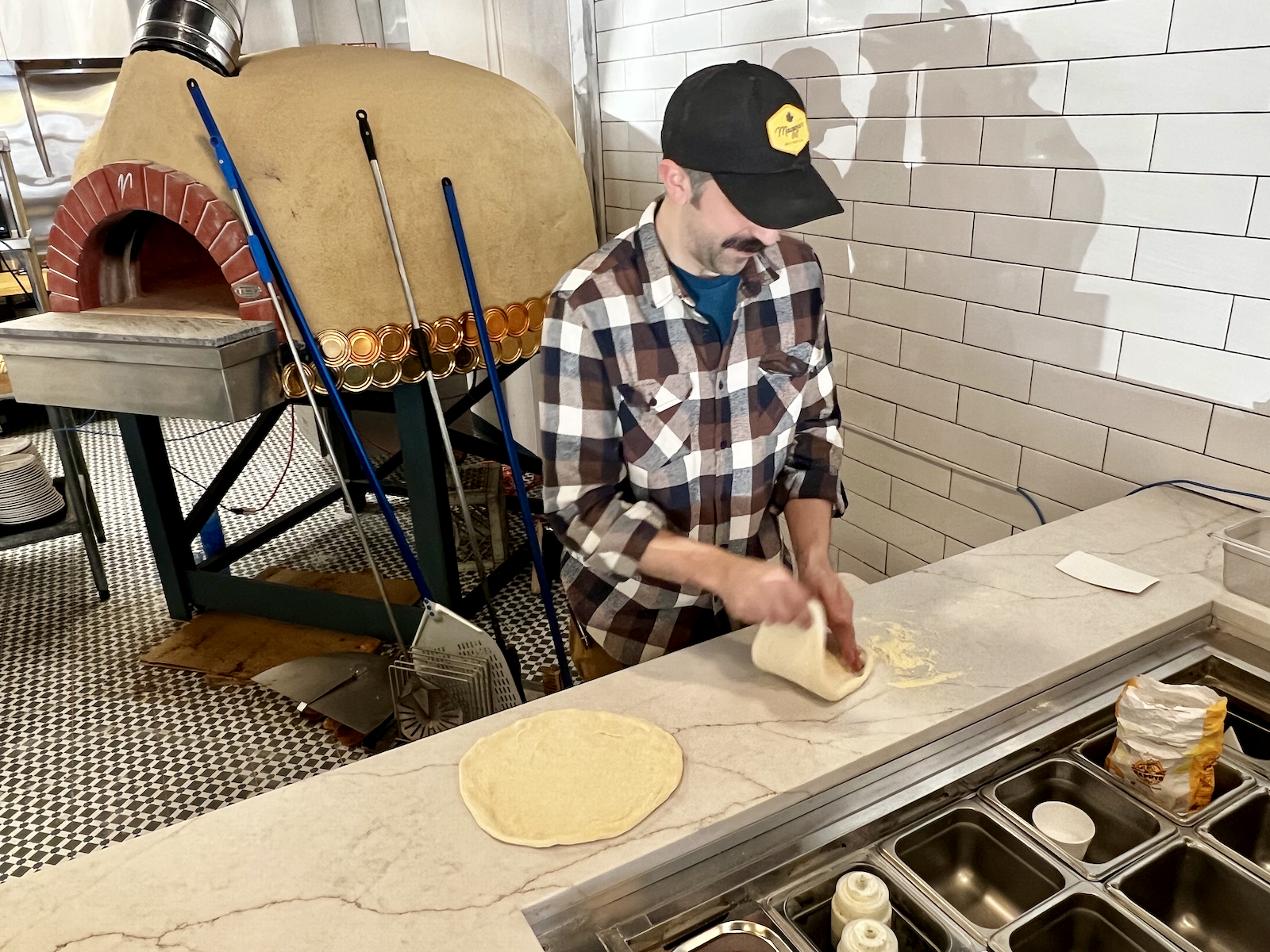 Maggio making dough