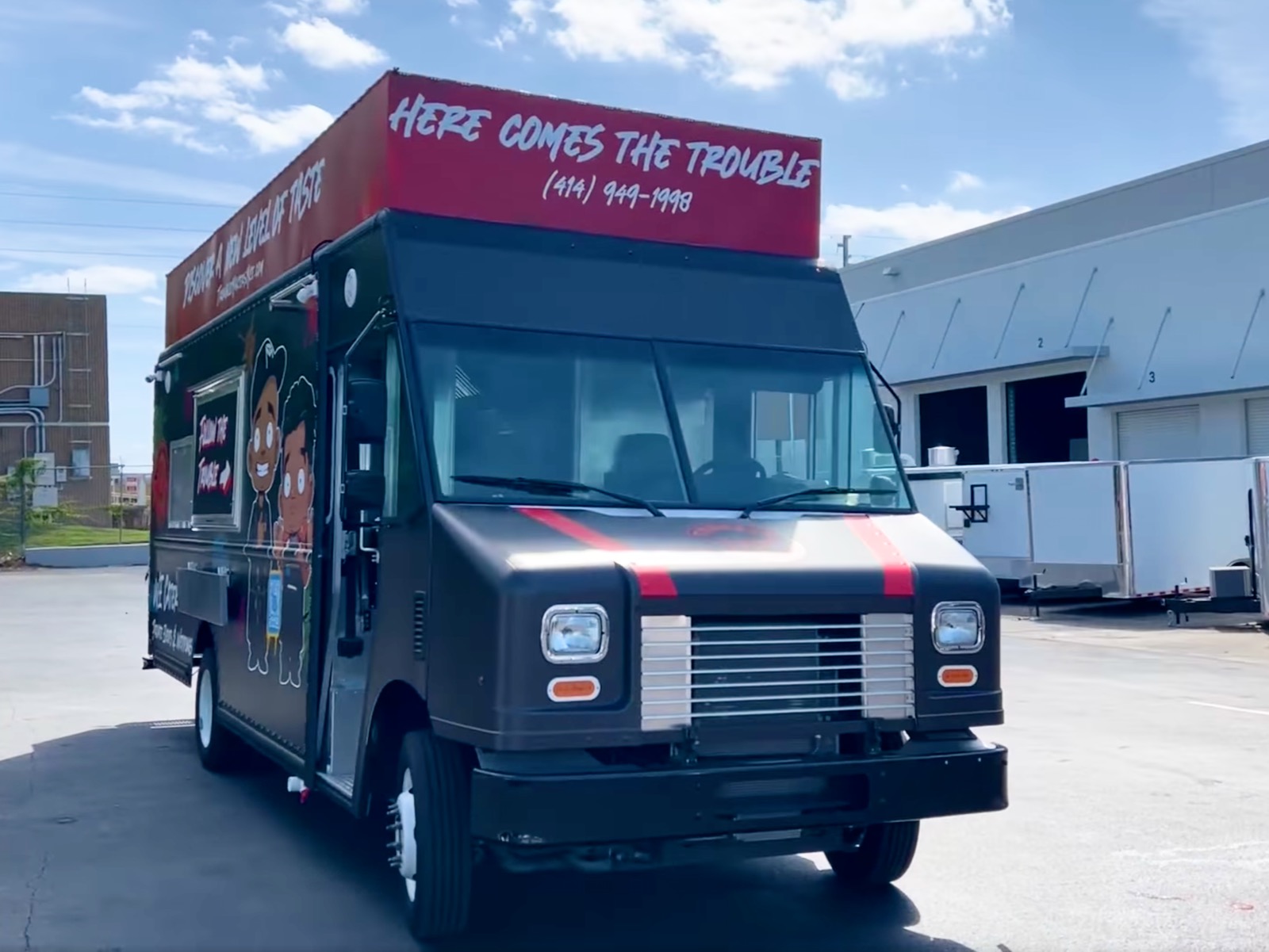 Here comes trouble - food truck