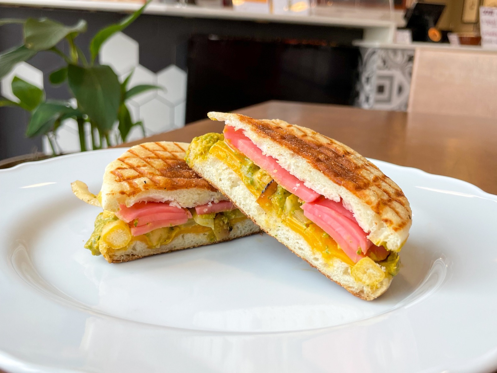 Plant-based breakfast sandwich