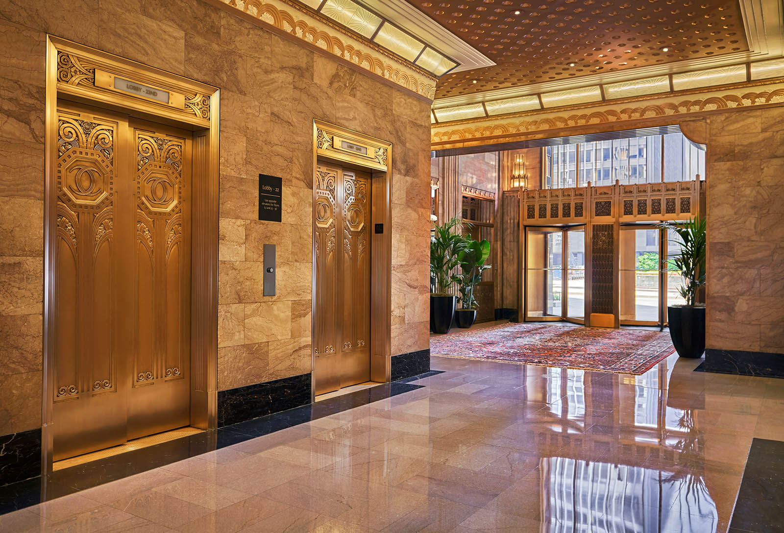 The Pendry lobby