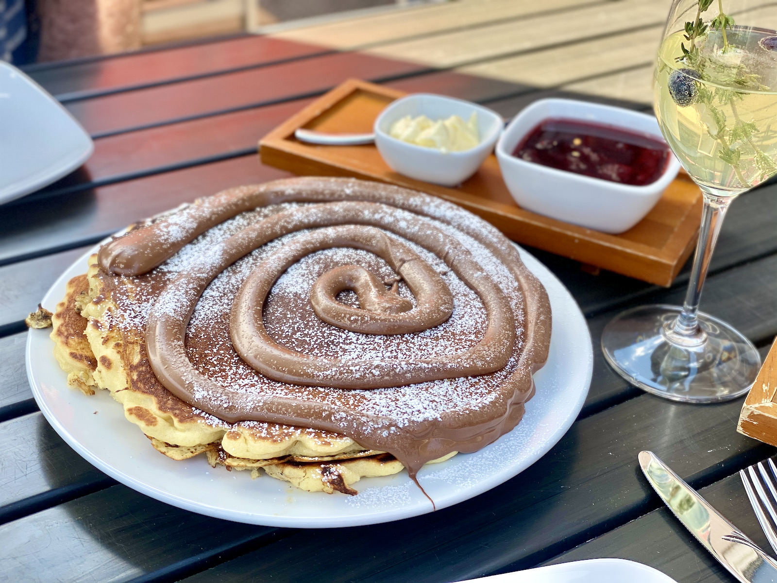 Nutella pancake