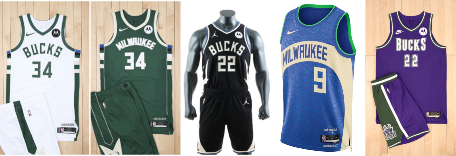 Bucks 2023-24 uniforms