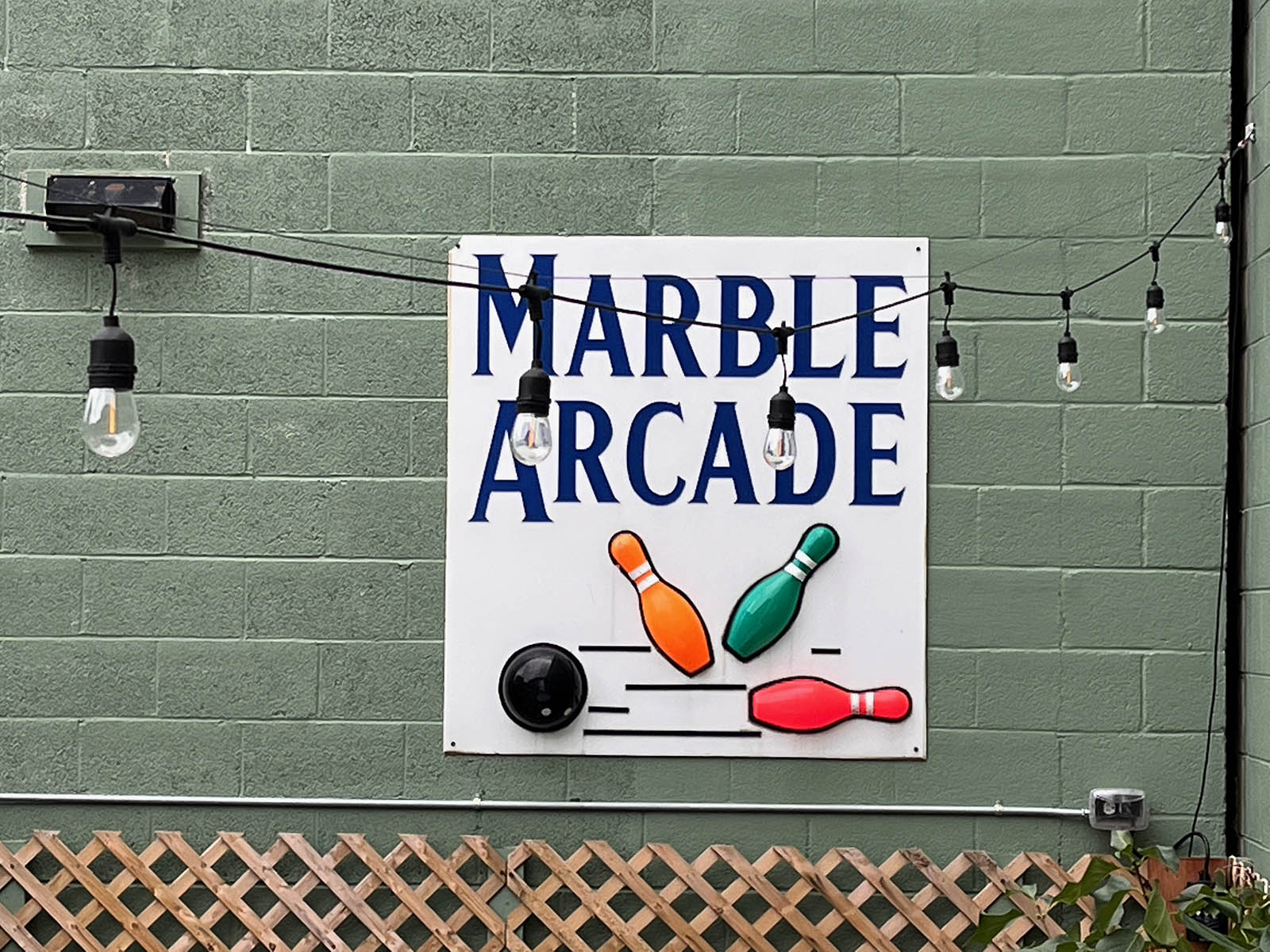 Marble Arcade sign