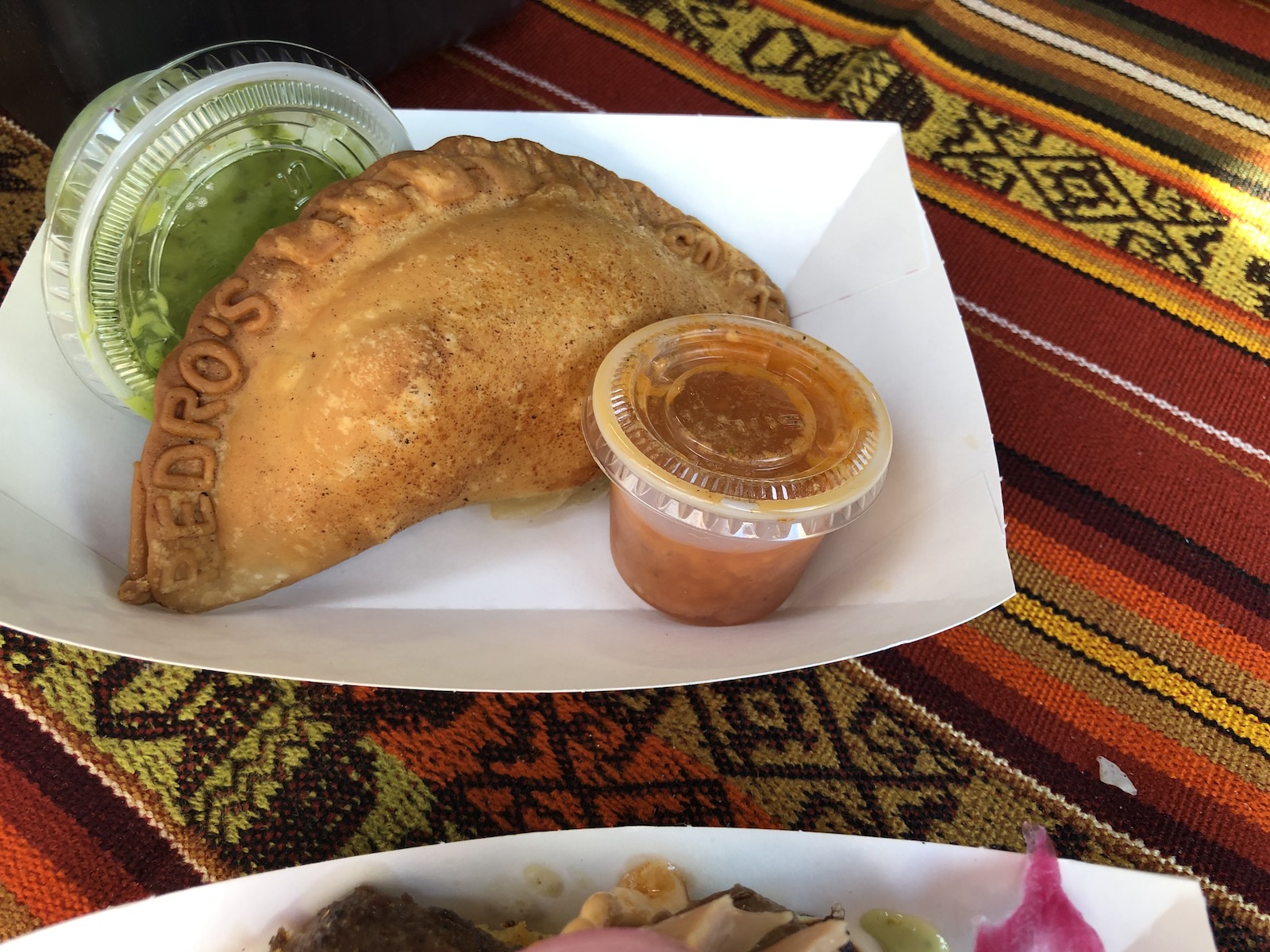 Pedro's empanada