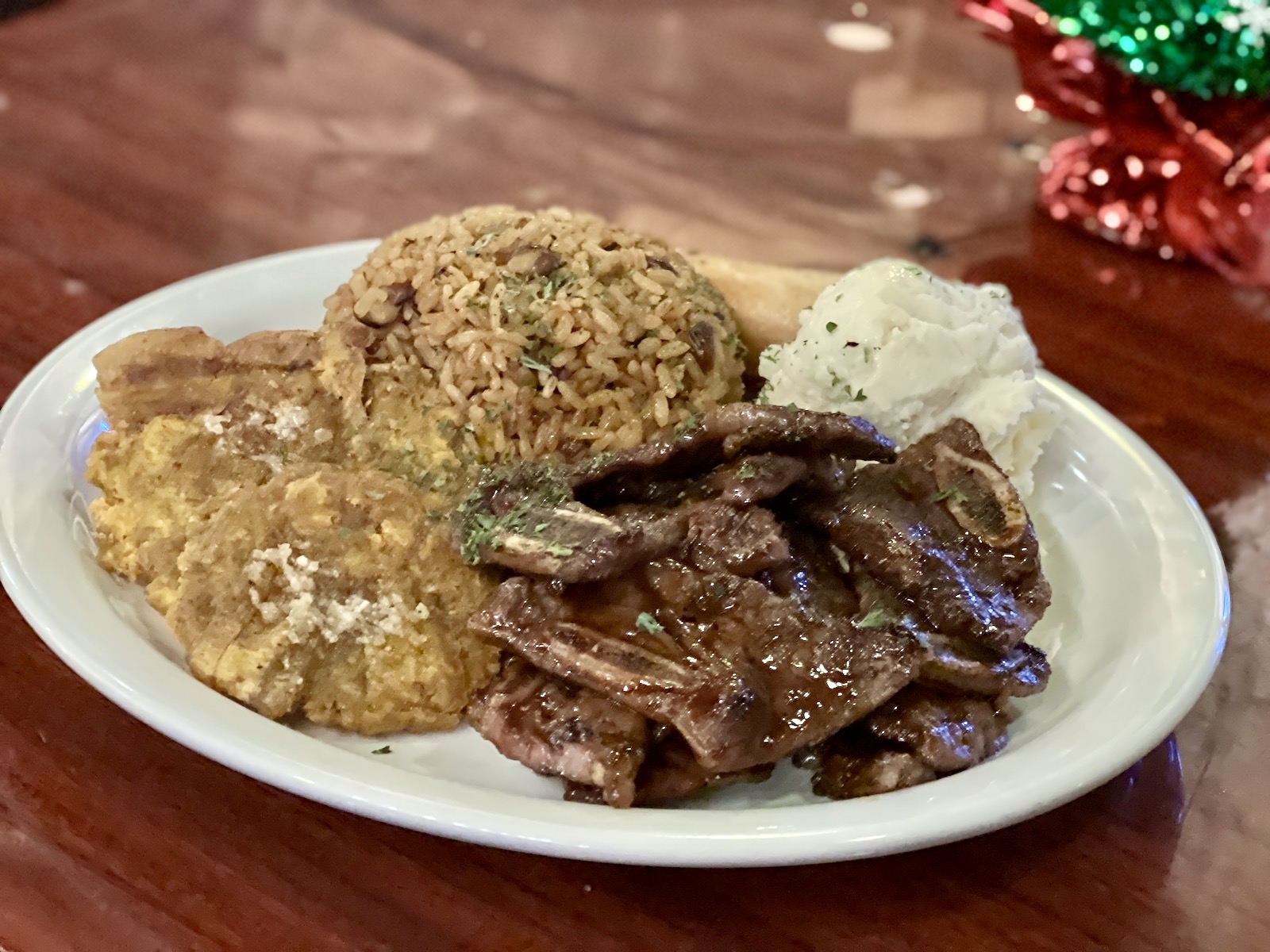 Short ribs dinner