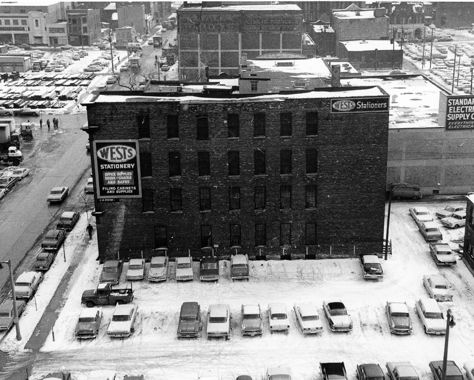 Looking east from 6th and Highland