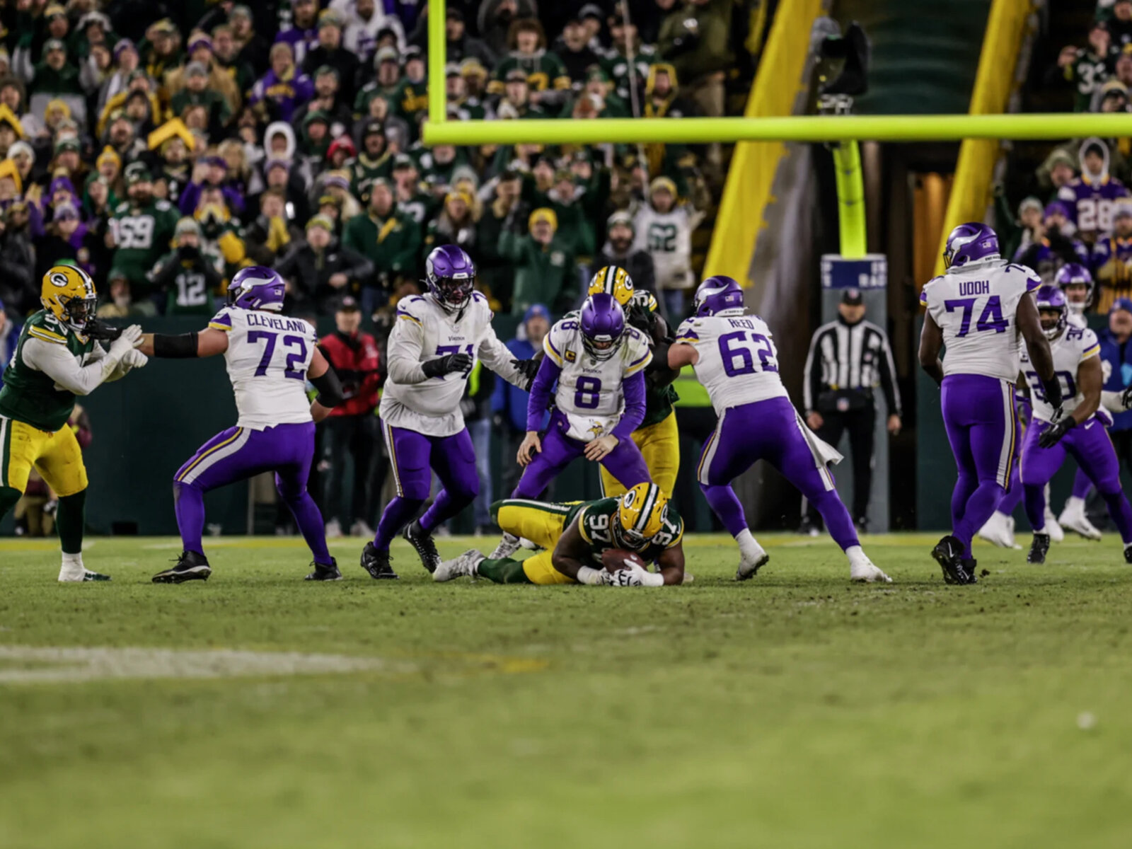 January 1, 2023: Green Bay Packers cornerback Jaire Alexander (23) walks  off the field after a game against the Minnesota Vikings in Green Bay,  Wisconsin. Kirsten Schmitt/Cal Sport Media/Sipa USA(Credit Image: ©