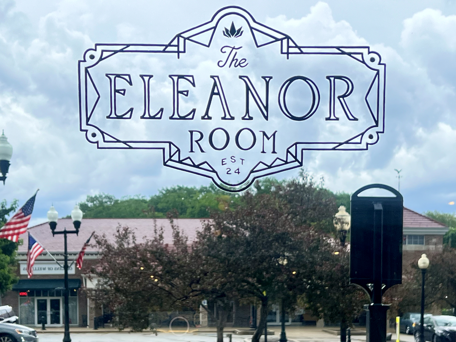 The Eleanor Room door decal