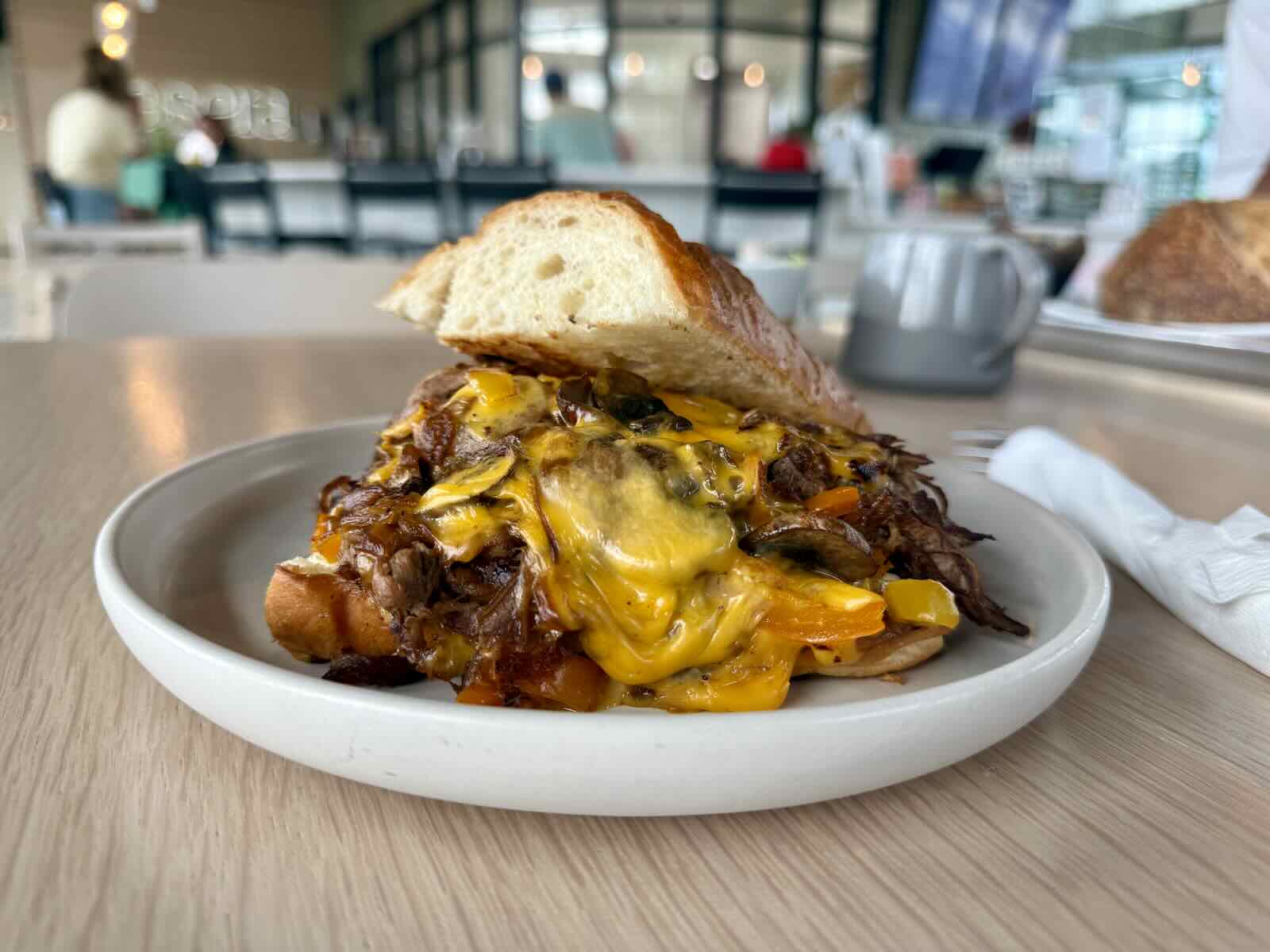 Milly Cheesesteak at Casera Cafe & Bakery