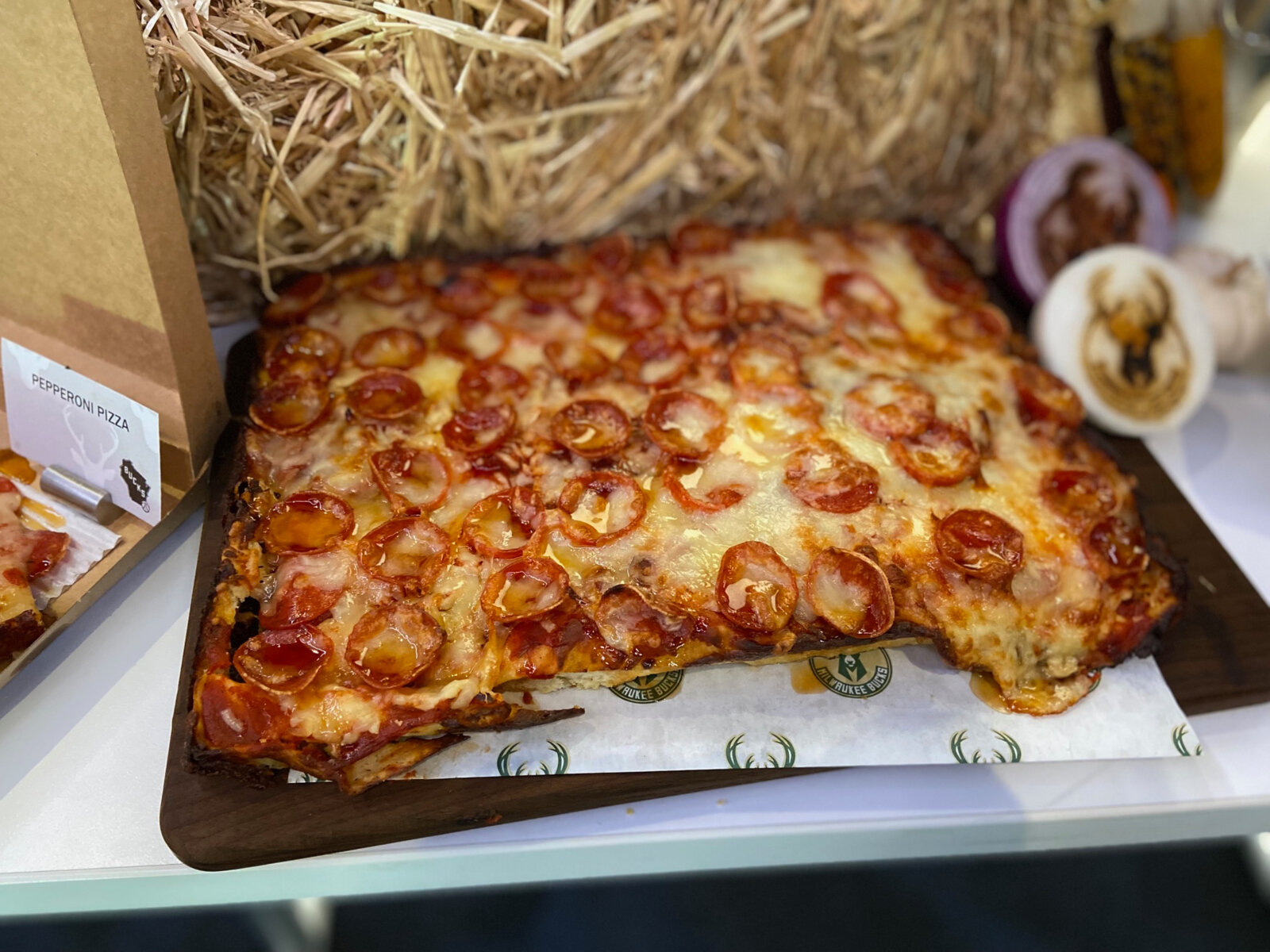 Pizza from Fiserv Forum