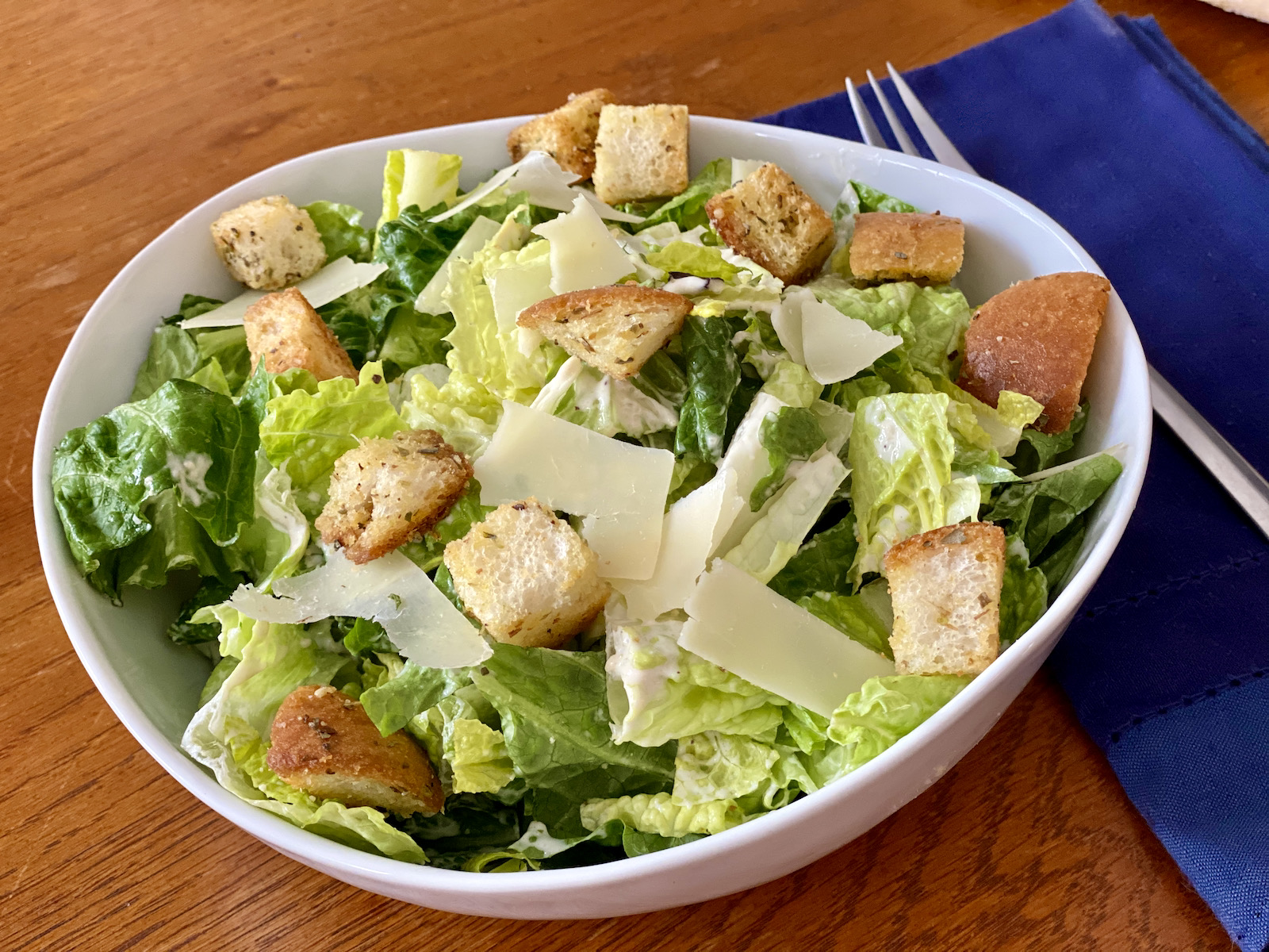 Transfer Pizzeria's Caesar salad