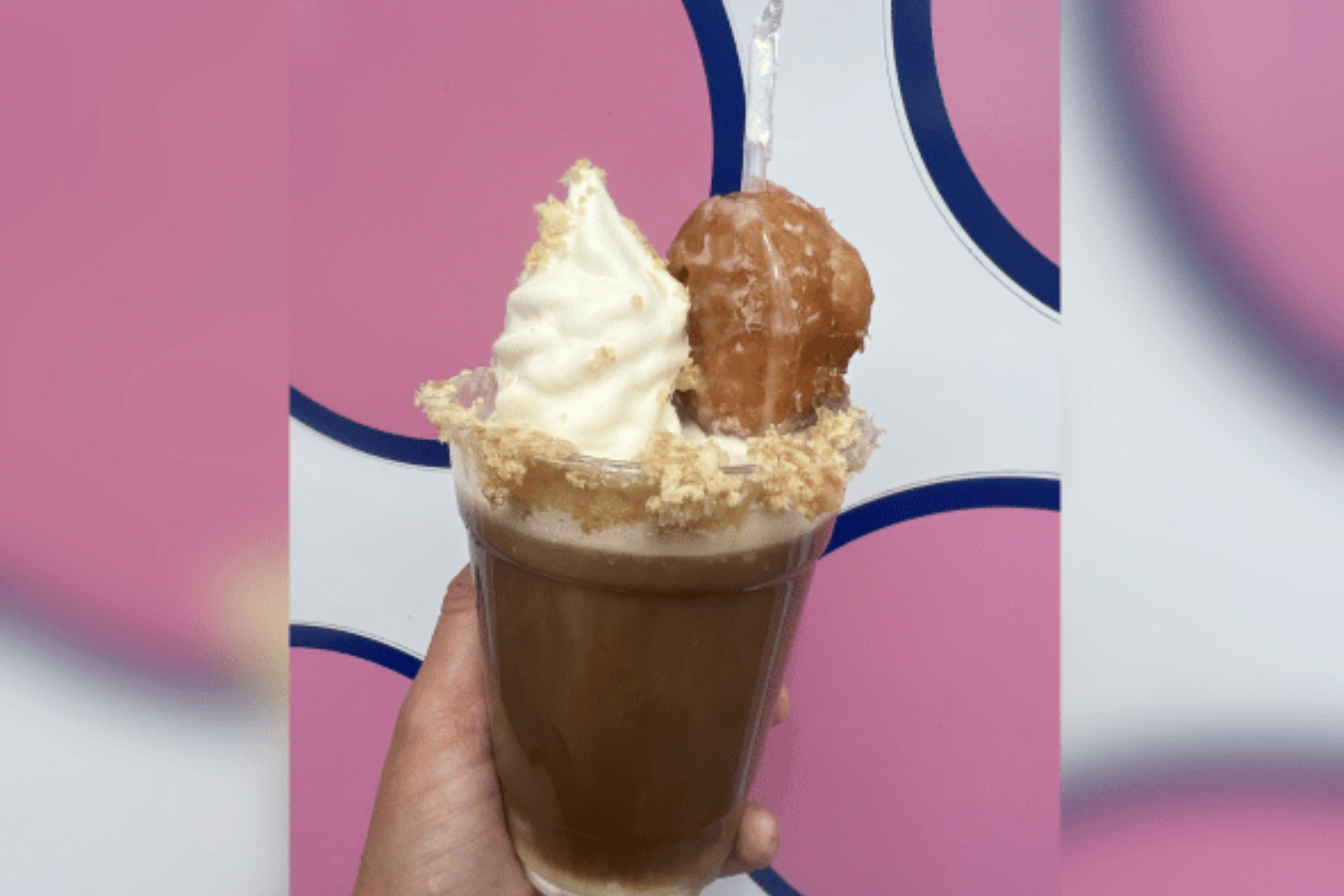 Donut Coffee Float