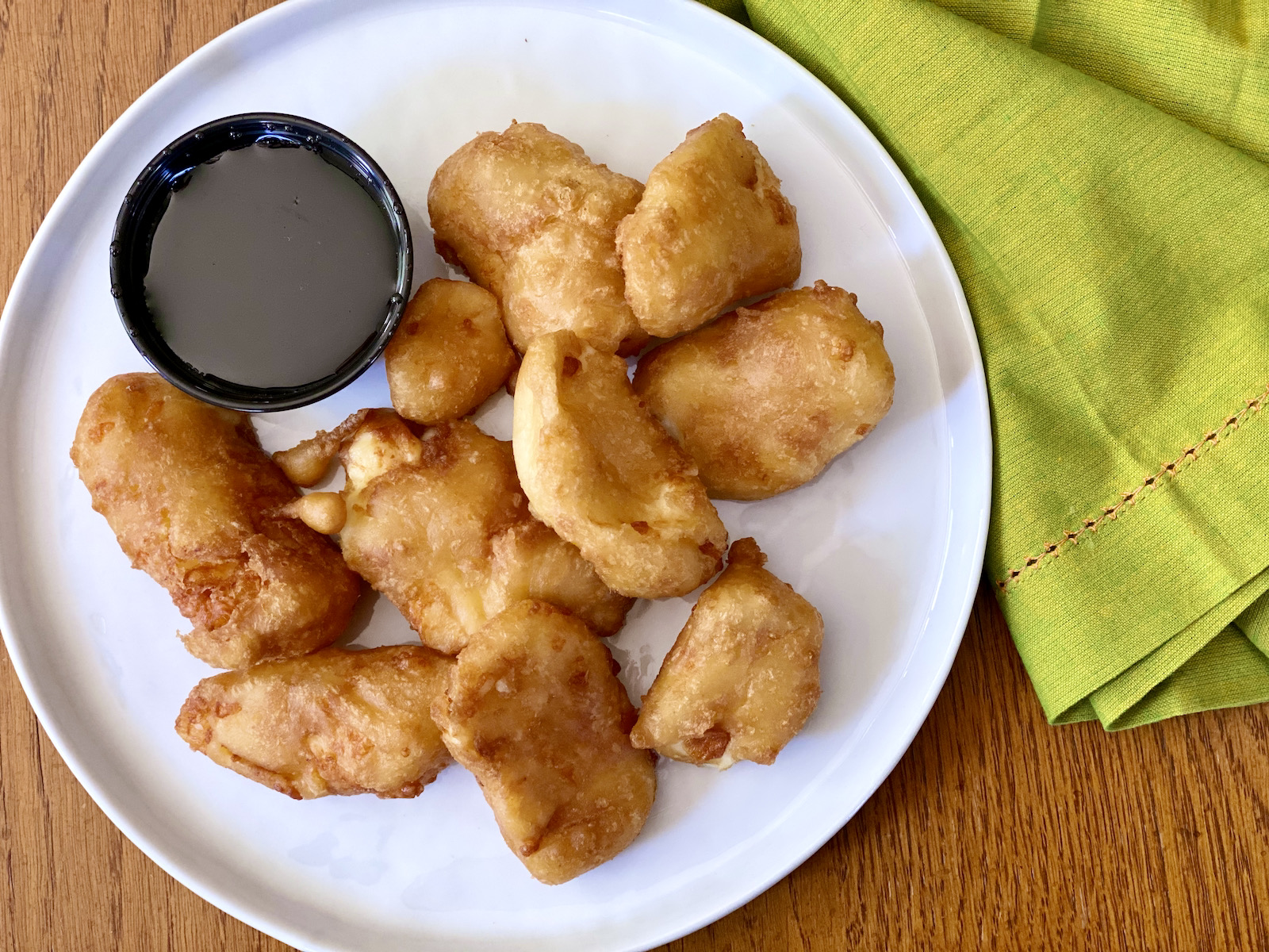 Black Sheep pancake battered cheese curds