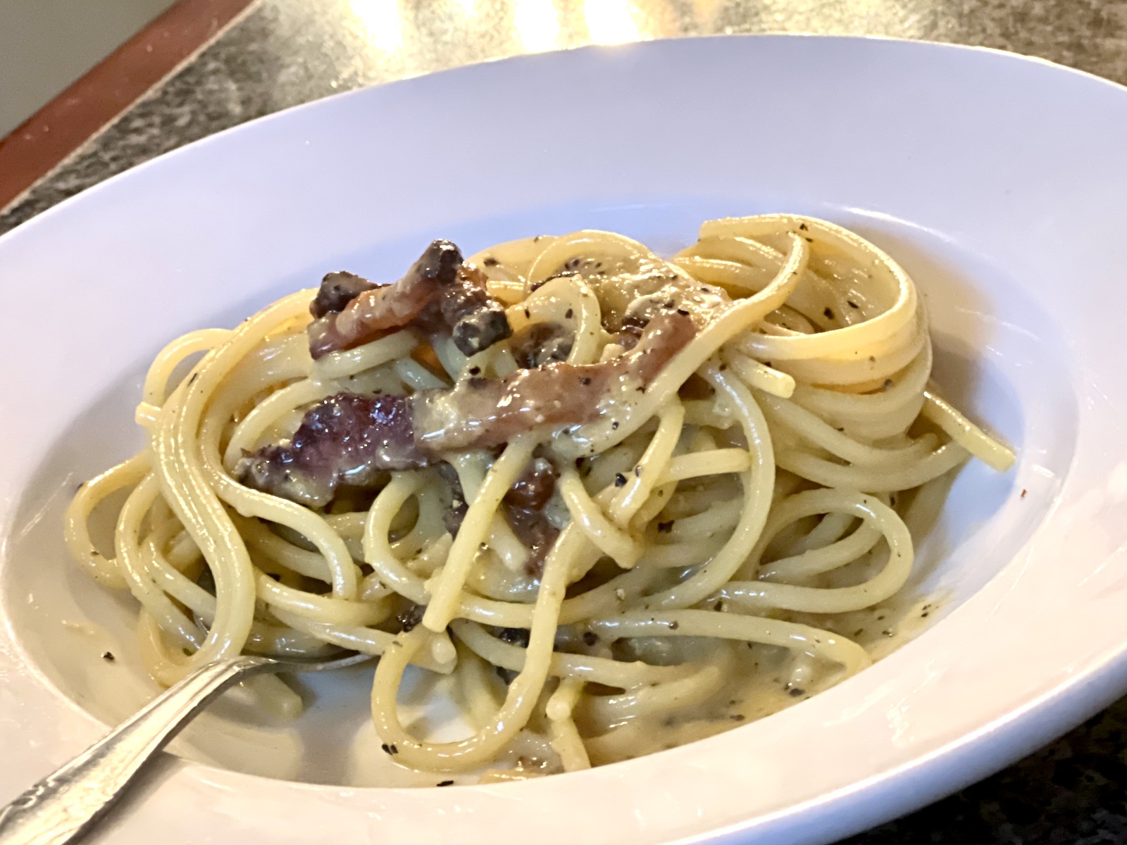 Pasta carbonara