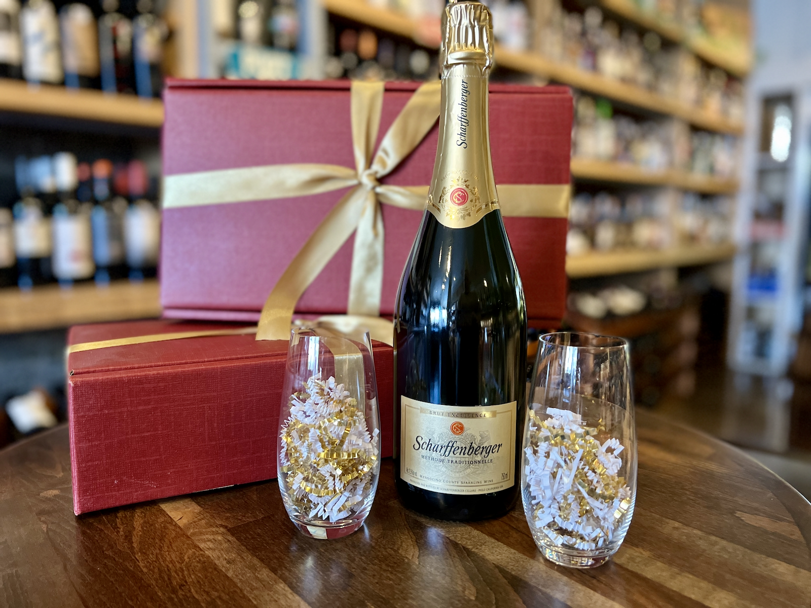 Sparkling wine gift