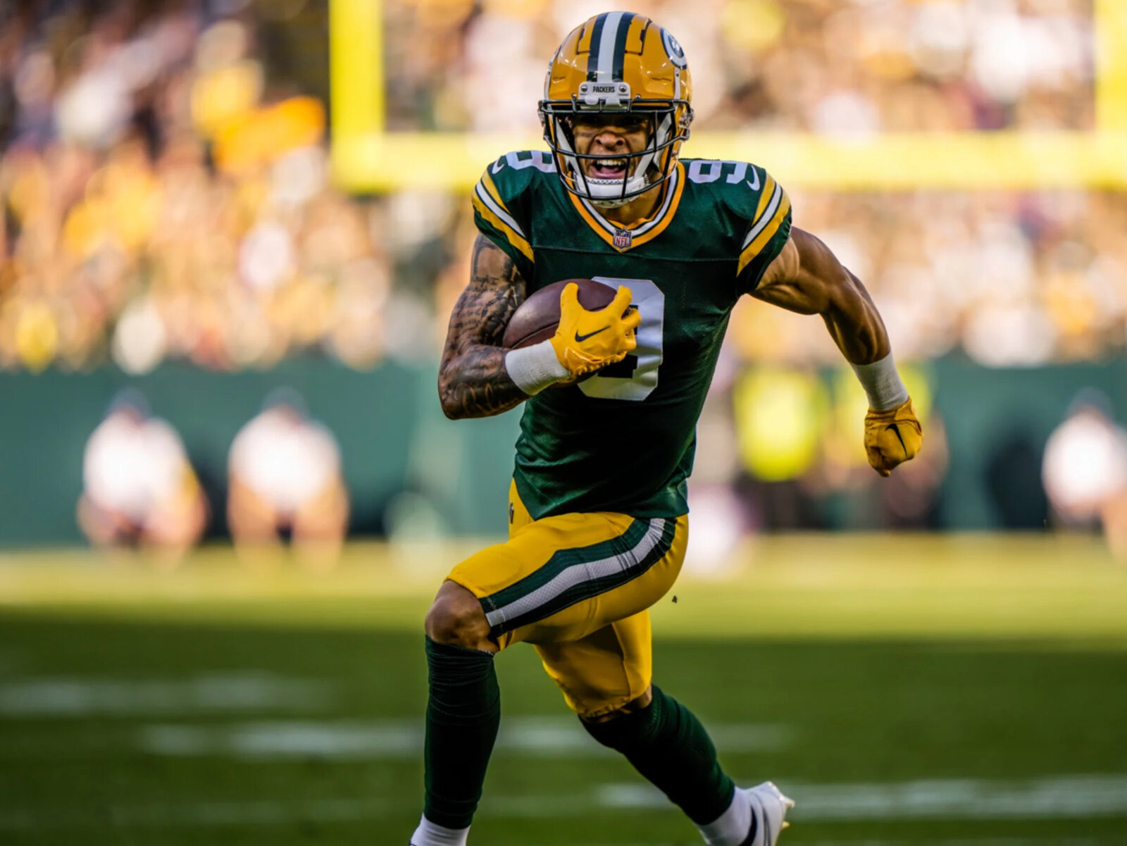 Christian Watson living up to the hype for the Green Bay Packers