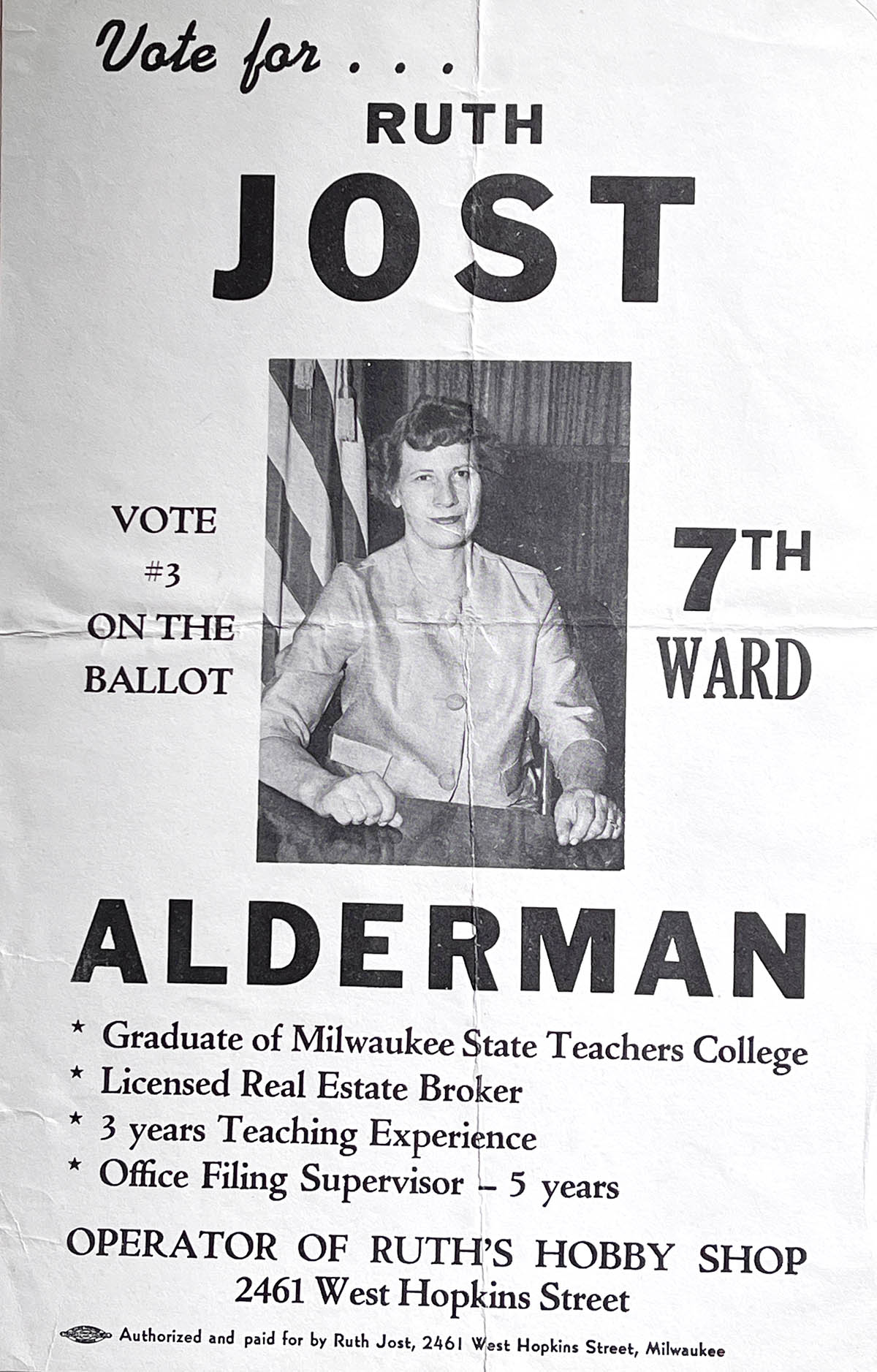 Ruth for Alderman