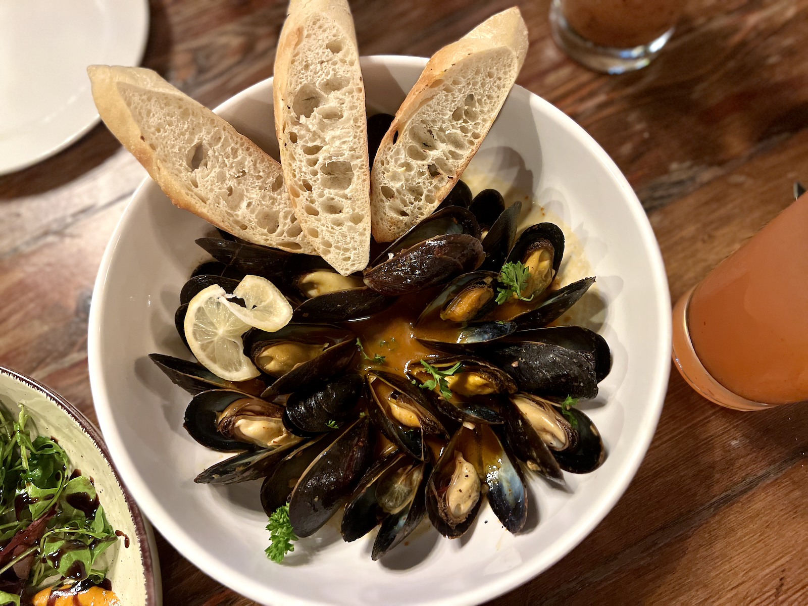 Chipotle mussels from Tauro Cocina