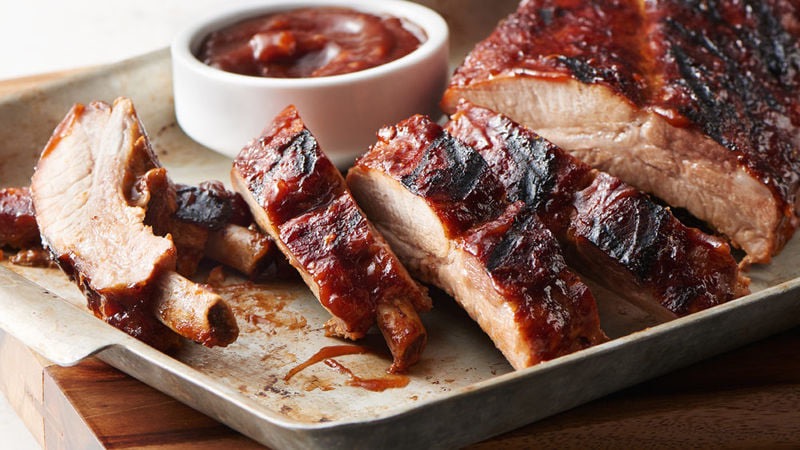 Barbequed ribs