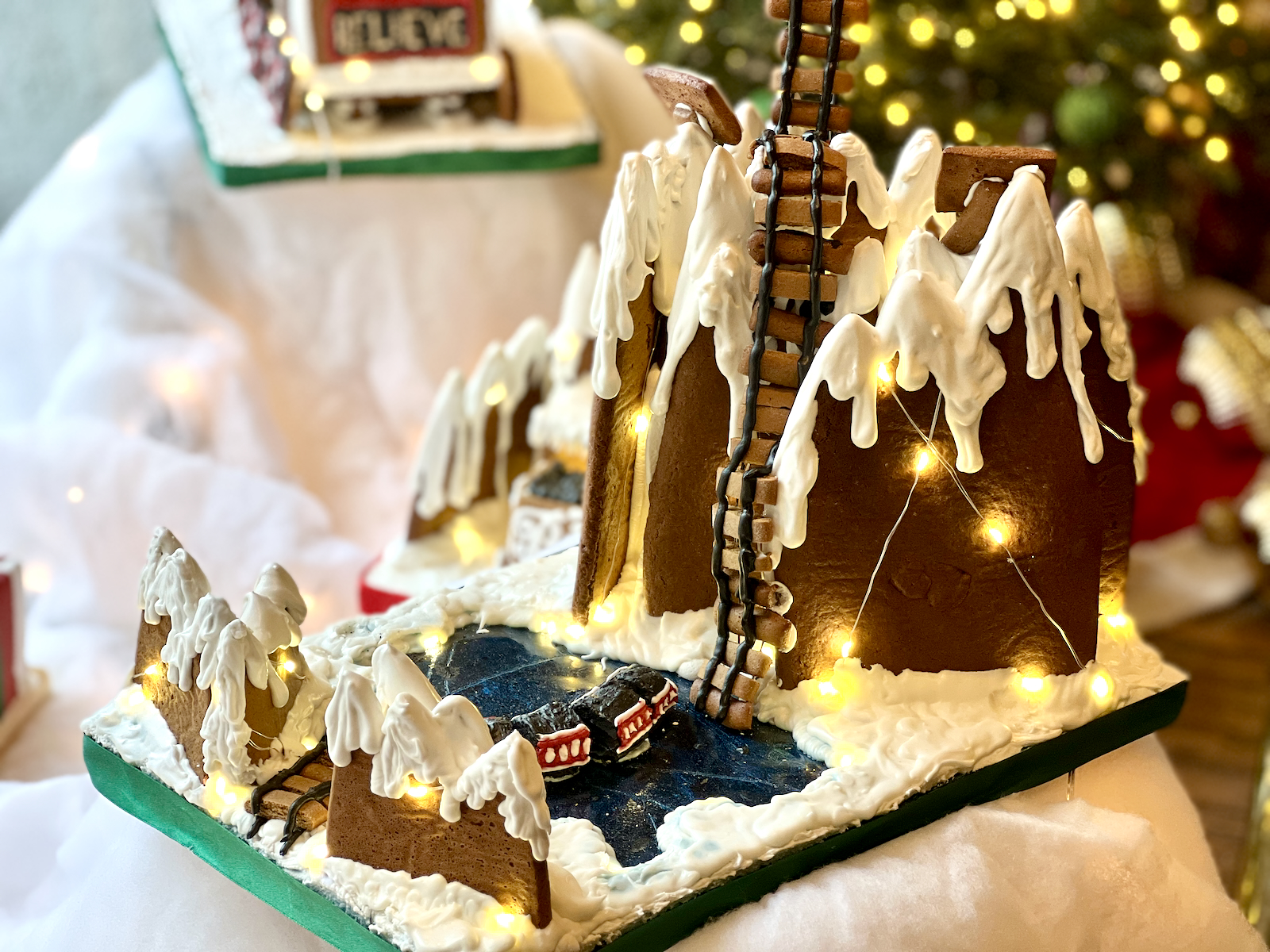 Believe Polar Express gingerbread scenes inspire at North Shore