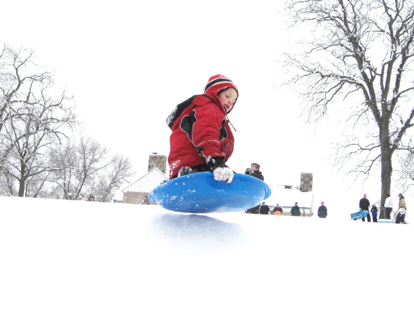 sledding