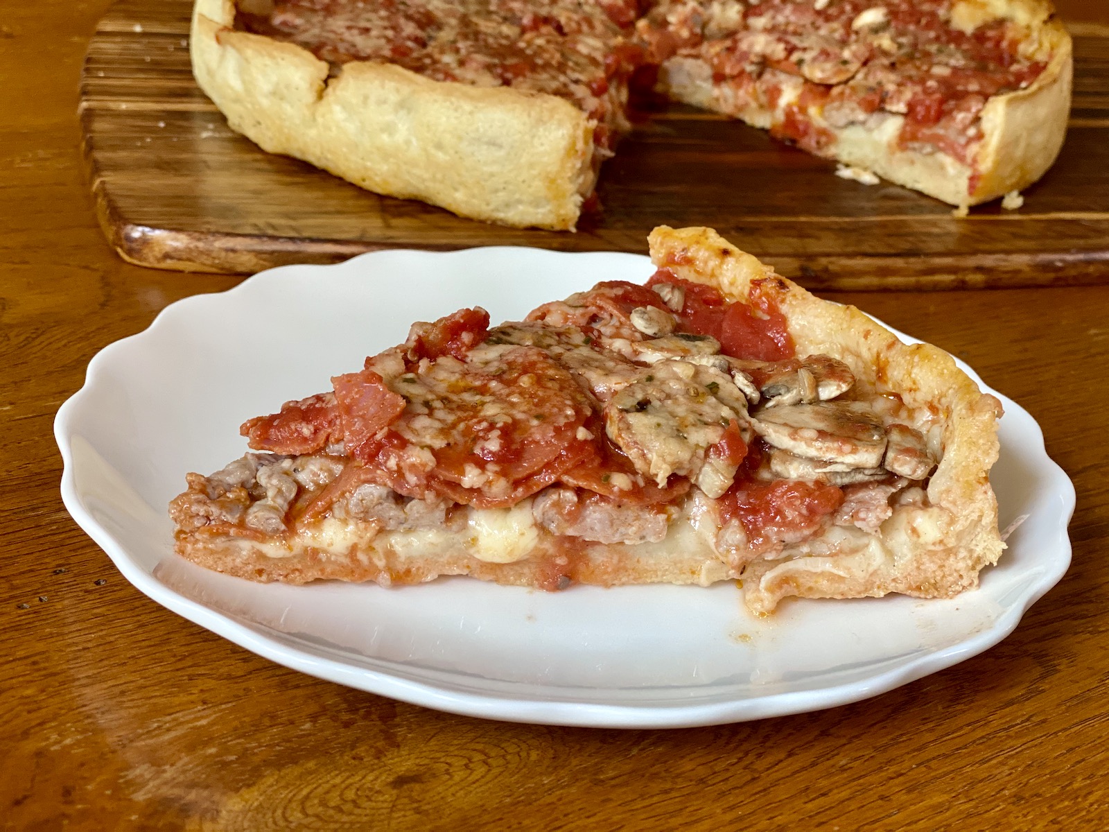 The deep dish on Chicagostyle pizza Lou Malnati's Pizzeria