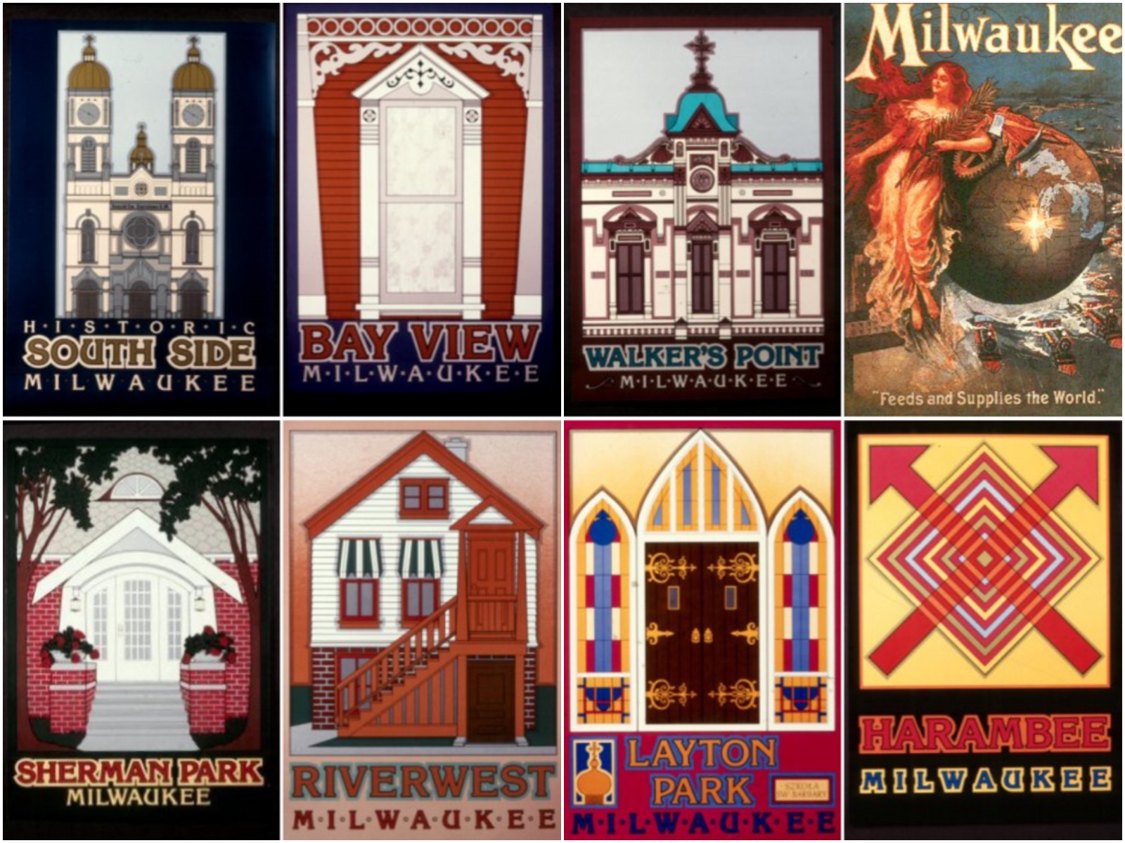 Milwaukee neighborhood posters