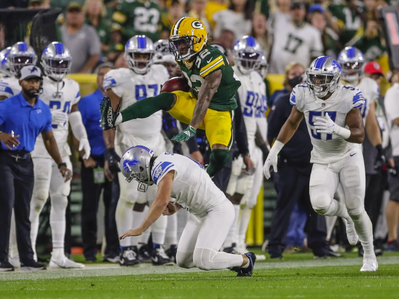 Lambeau leap