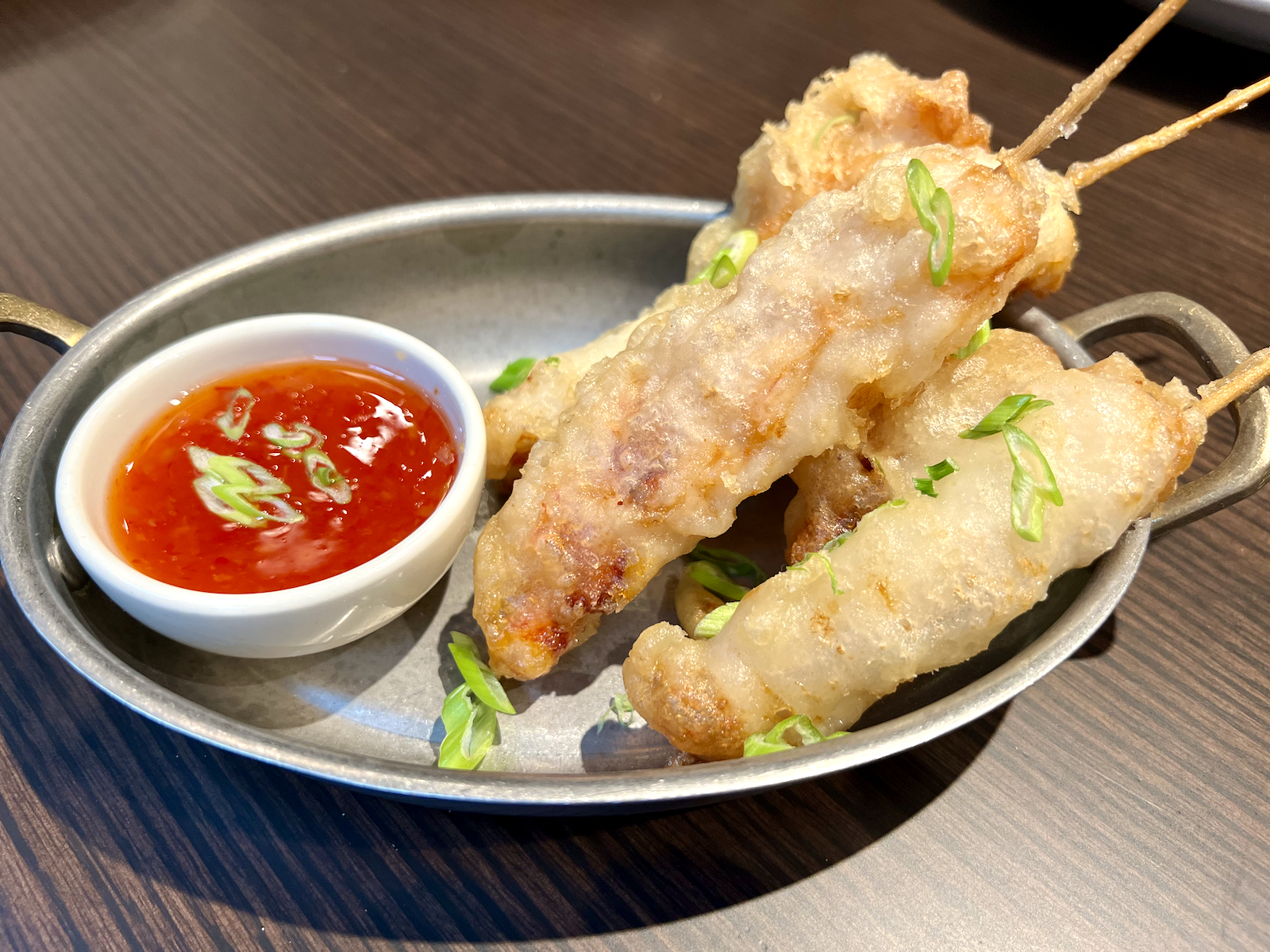 Crispy lobster fingers