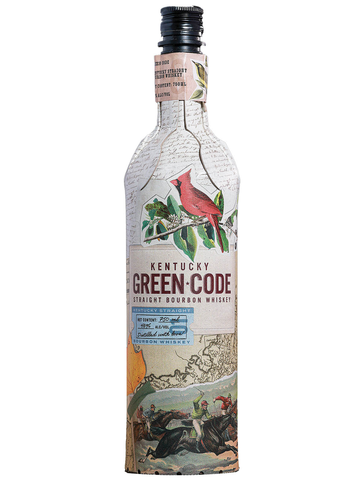 Green Code paper bottl