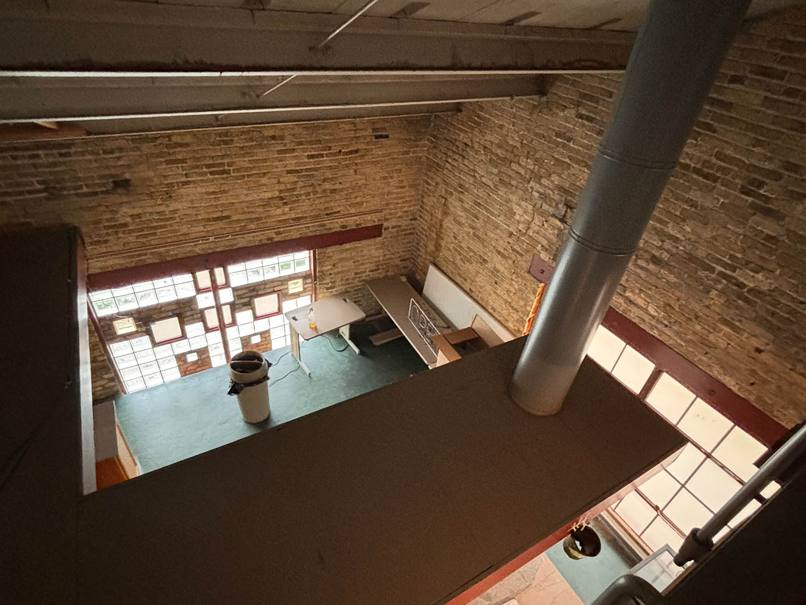 lofted bedroom