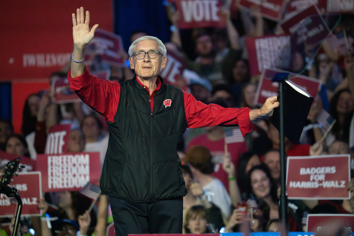 Gov. Tony Evers in Madison