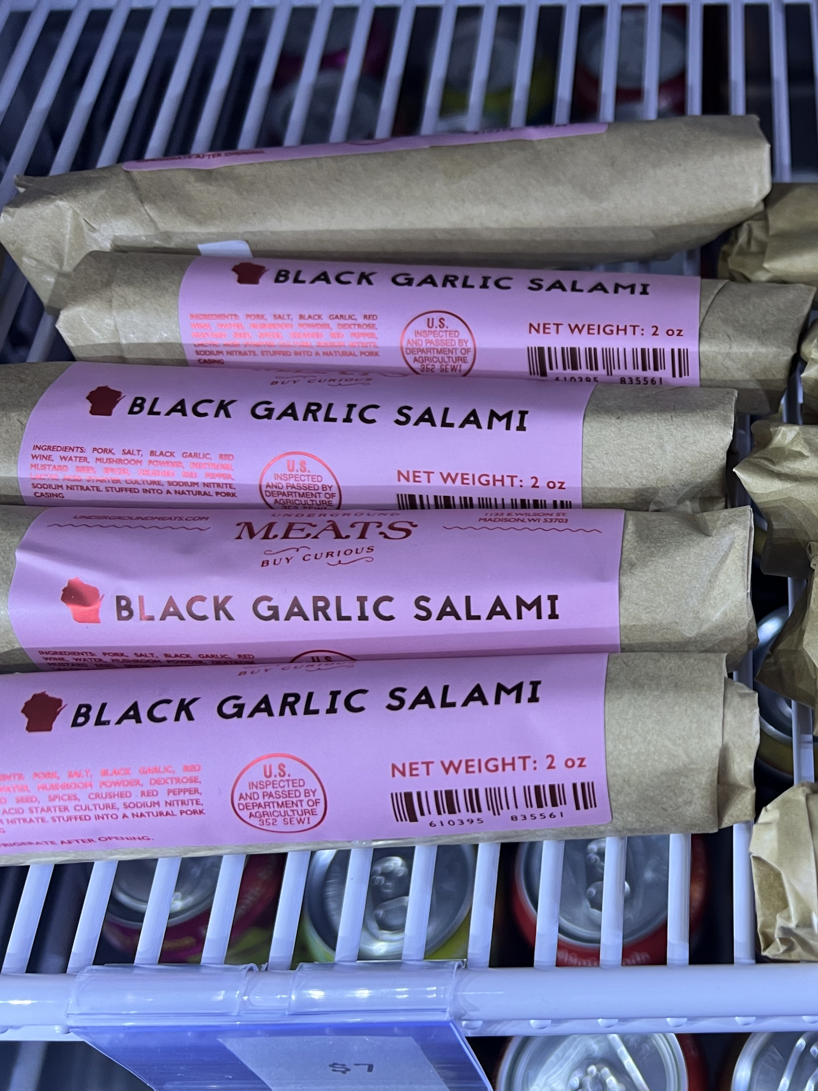 Underground meats salami