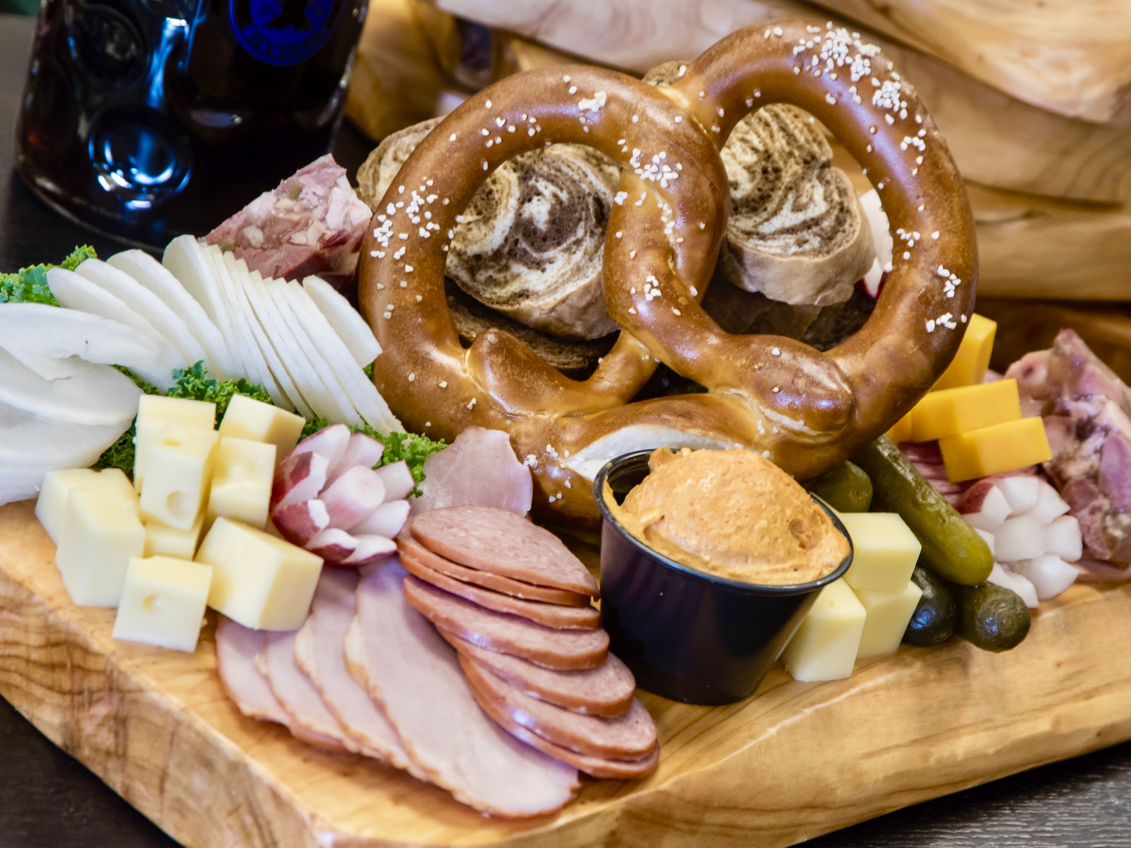 Munich meat and cheese board