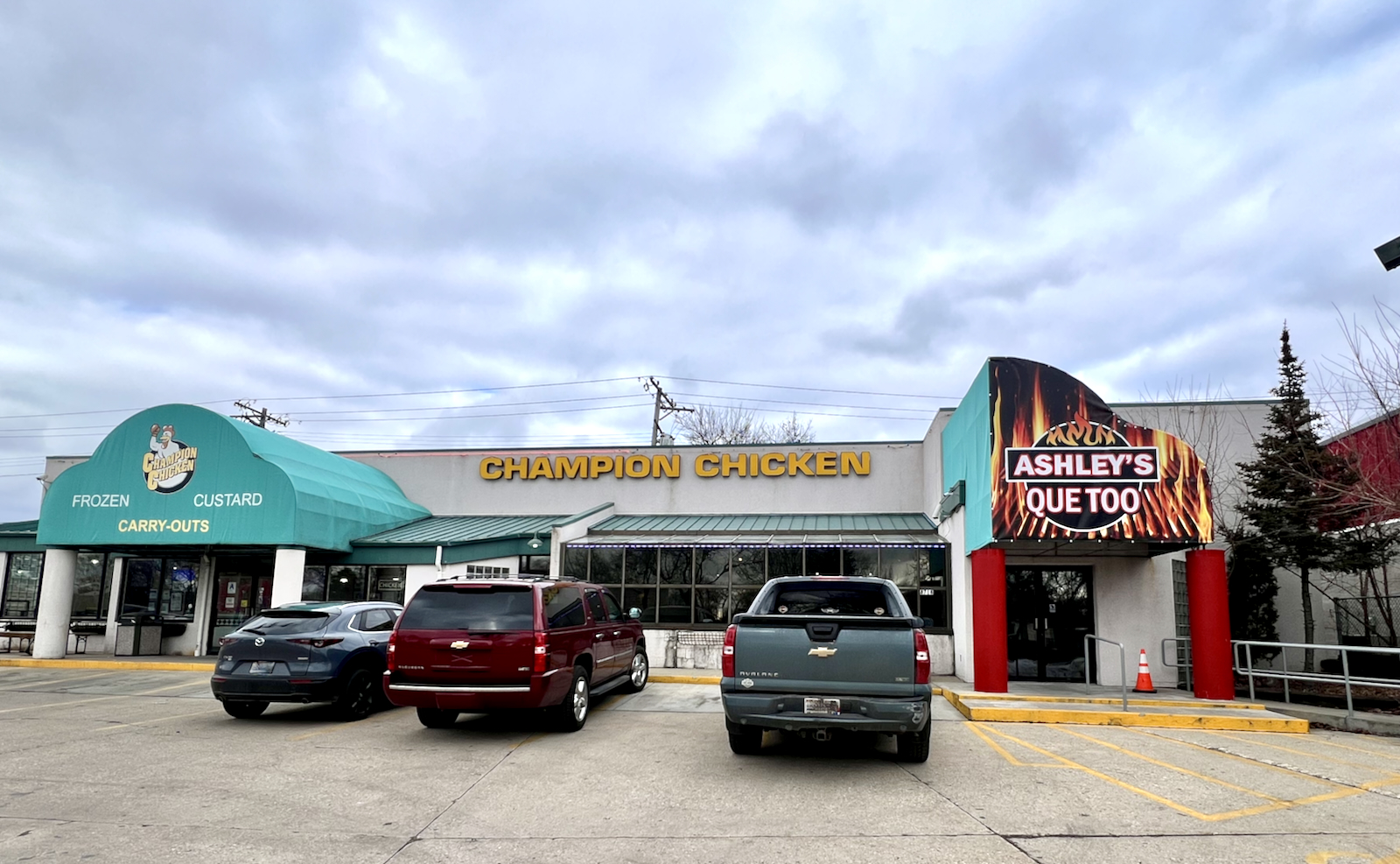 Exterior of Champion Chicken