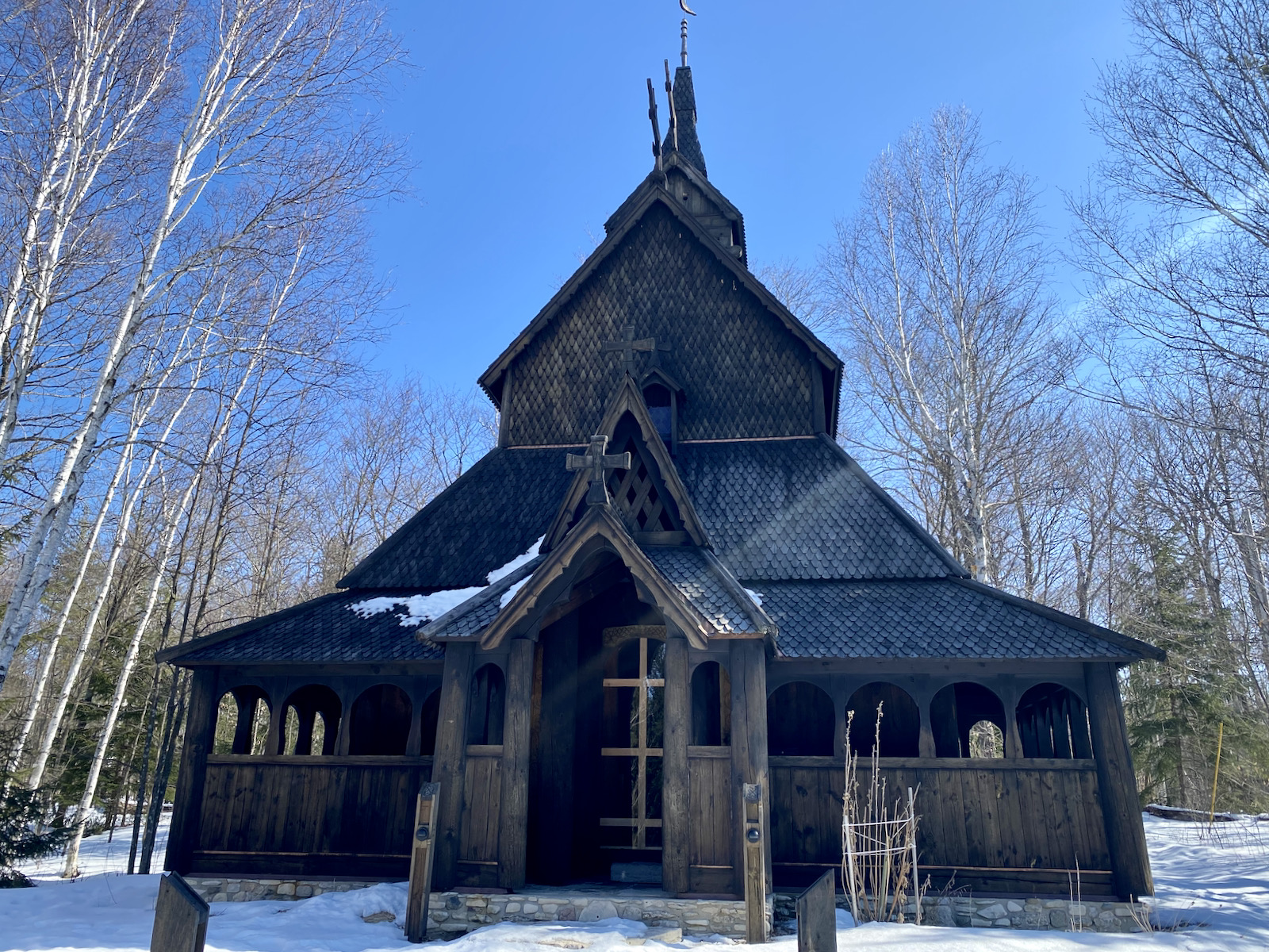 Stavkirke on Washington Island